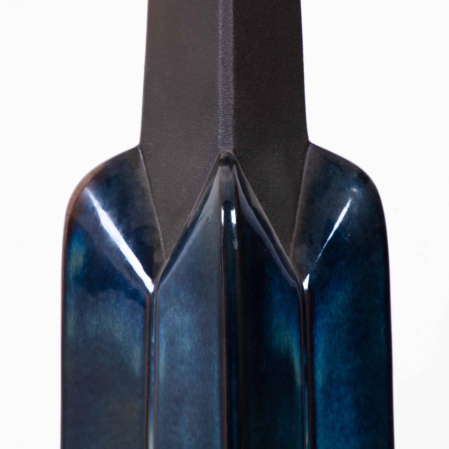 1 of 3 of Soholm Table Lamps with New Silk Custom Made Lampshades René Houben 19 For Sale 3