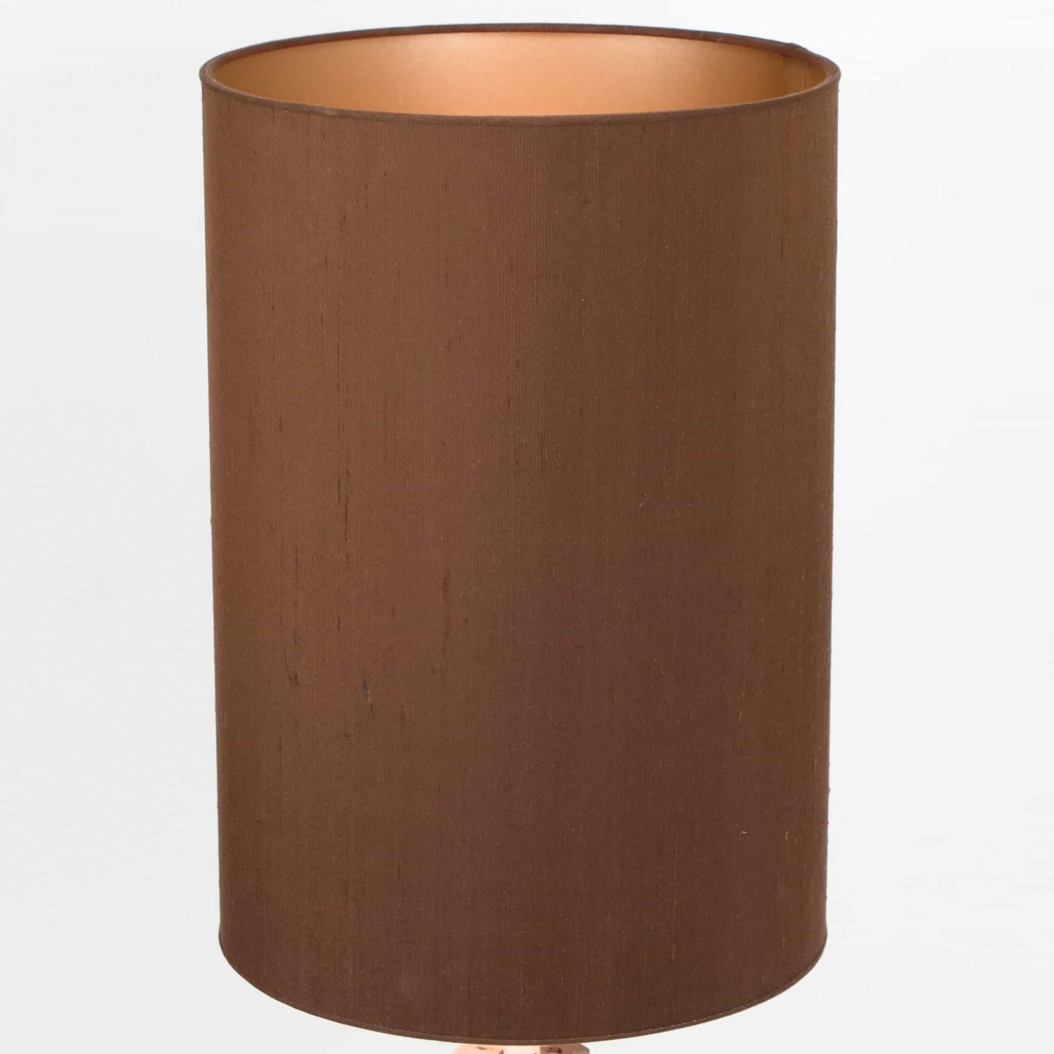 1 of 3 of Soholm Table Lamps with New Silk Custom Made Lampshades René Houben 19 For Sale 10