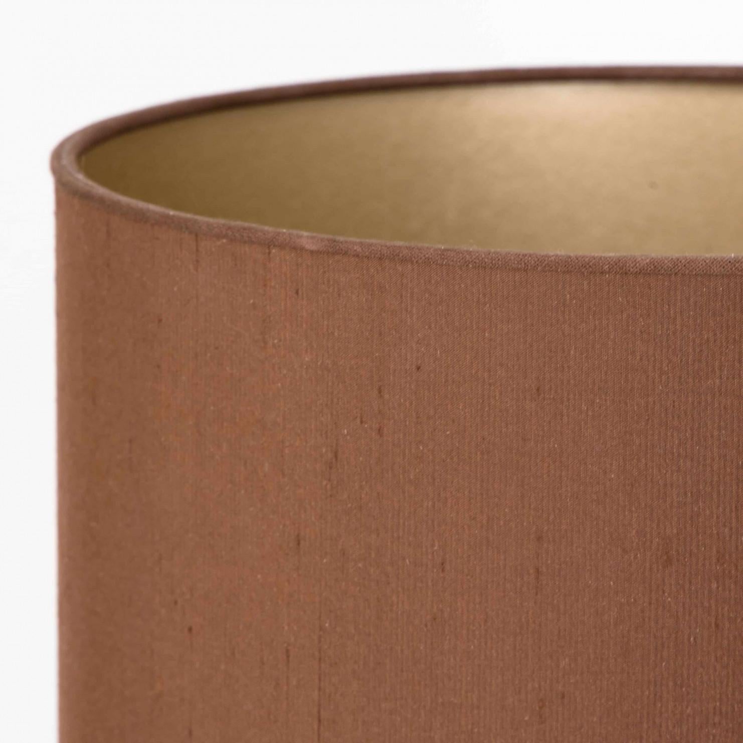 Metal 1 of 3 of Soholm Table Lamps with New Silk Custom Made Lampshades René Houben 19 For Sale