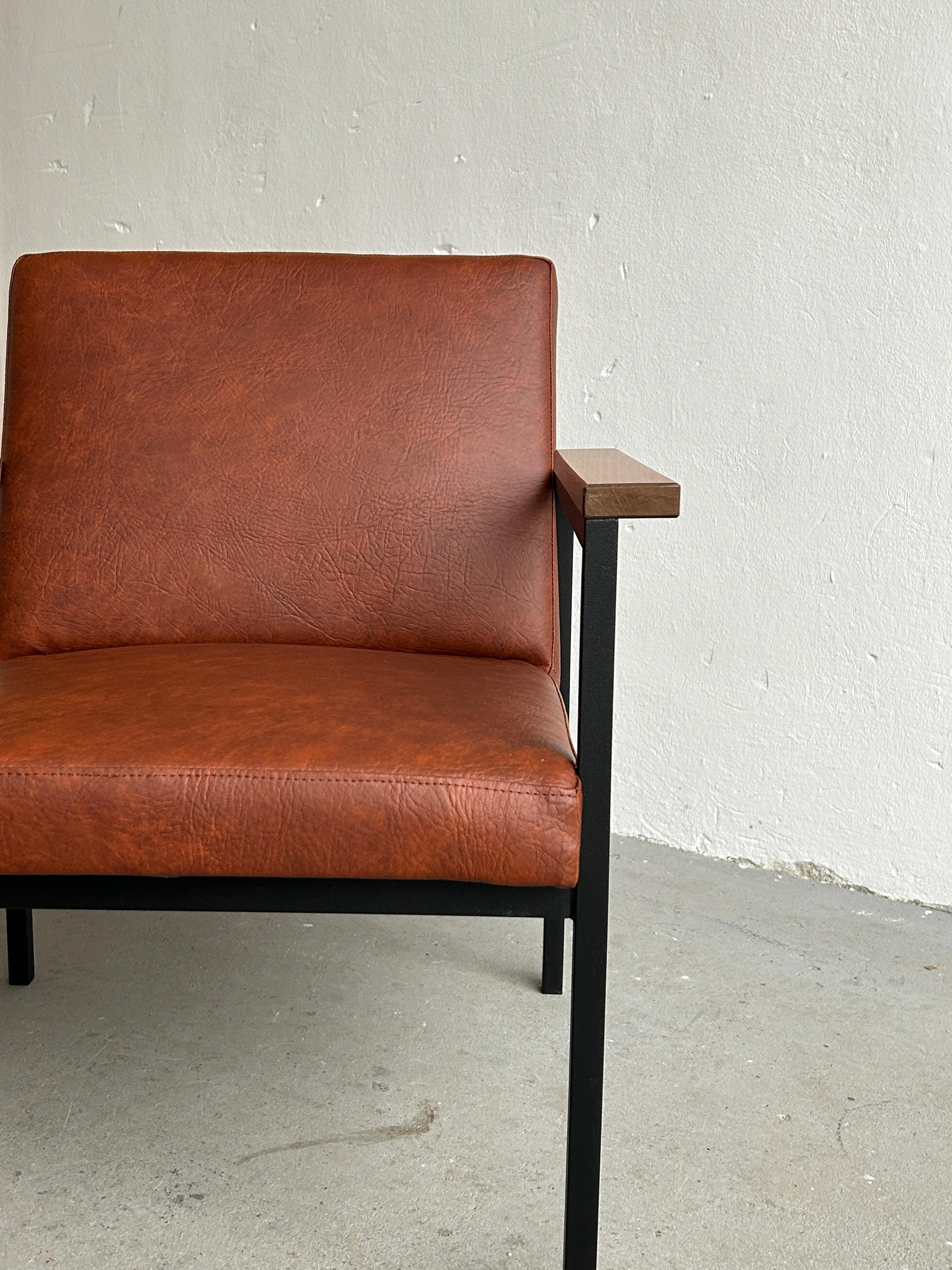 Late 20th Century 1 of 3 Original Vintage Mid-Century Modern Armchair, Niko Kralj for Stol Kamnik