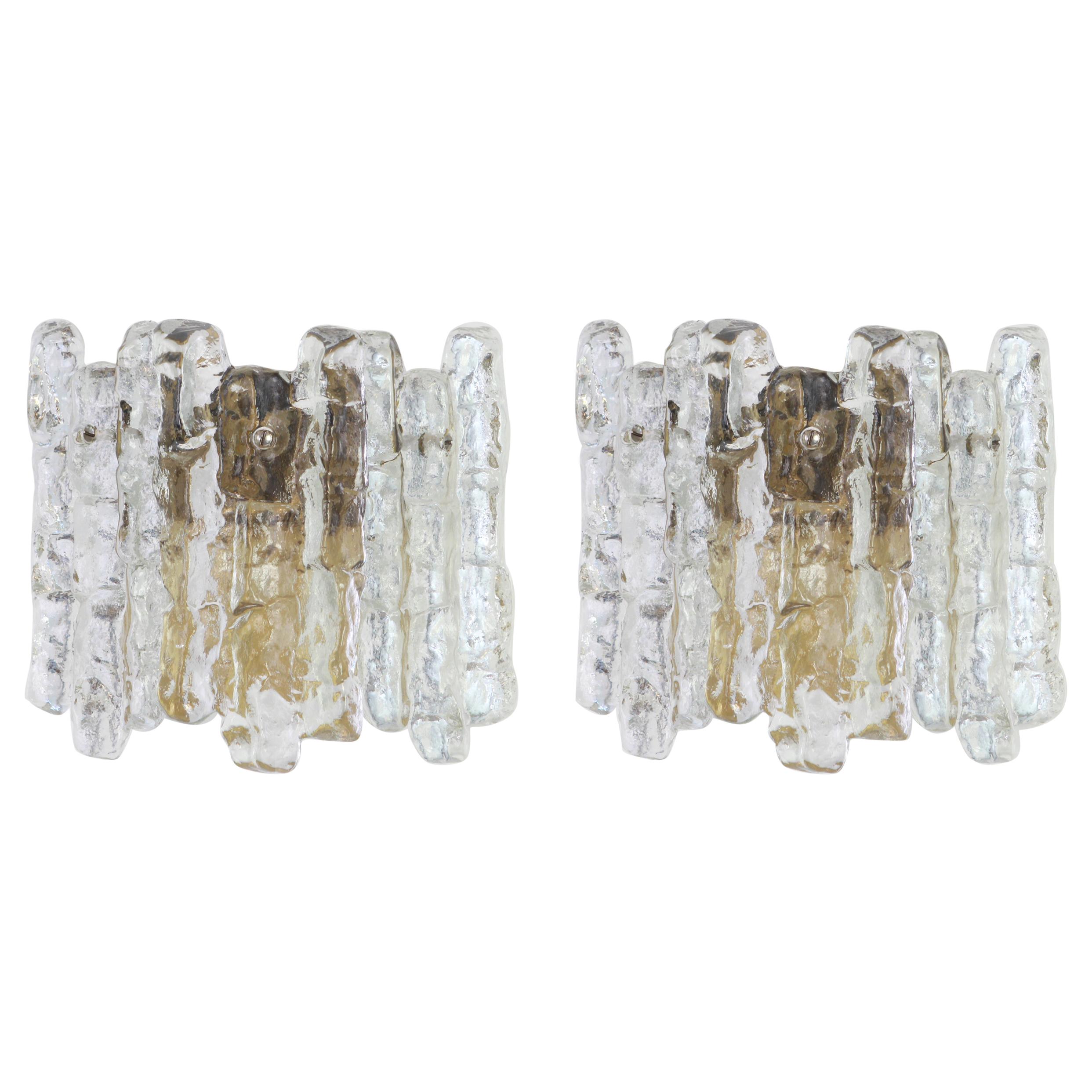 1 of 3 Pairs of Kalmar Sconces Wall lights, Austria, 1960s