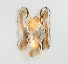1 of 5 Pairs of Large Kalmar Citrus Sconces Wall Lights, Austria, 1960s