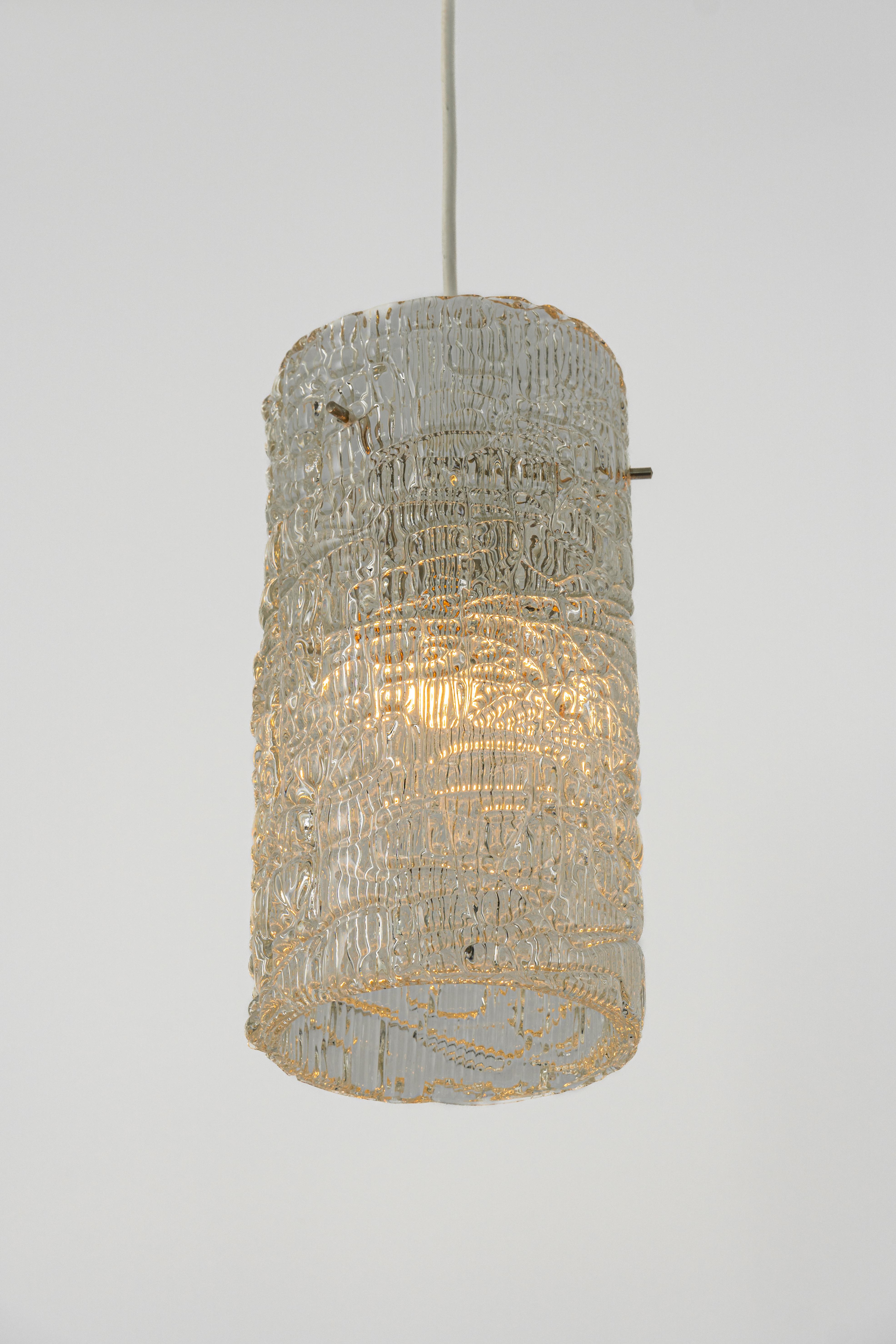 1 of 3 Petite Murano Pendant Lights by Kalmar, 1960s 5