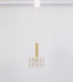 1 of 3 Petite Murano Tubes Pendant Lights by Doria, 1970s