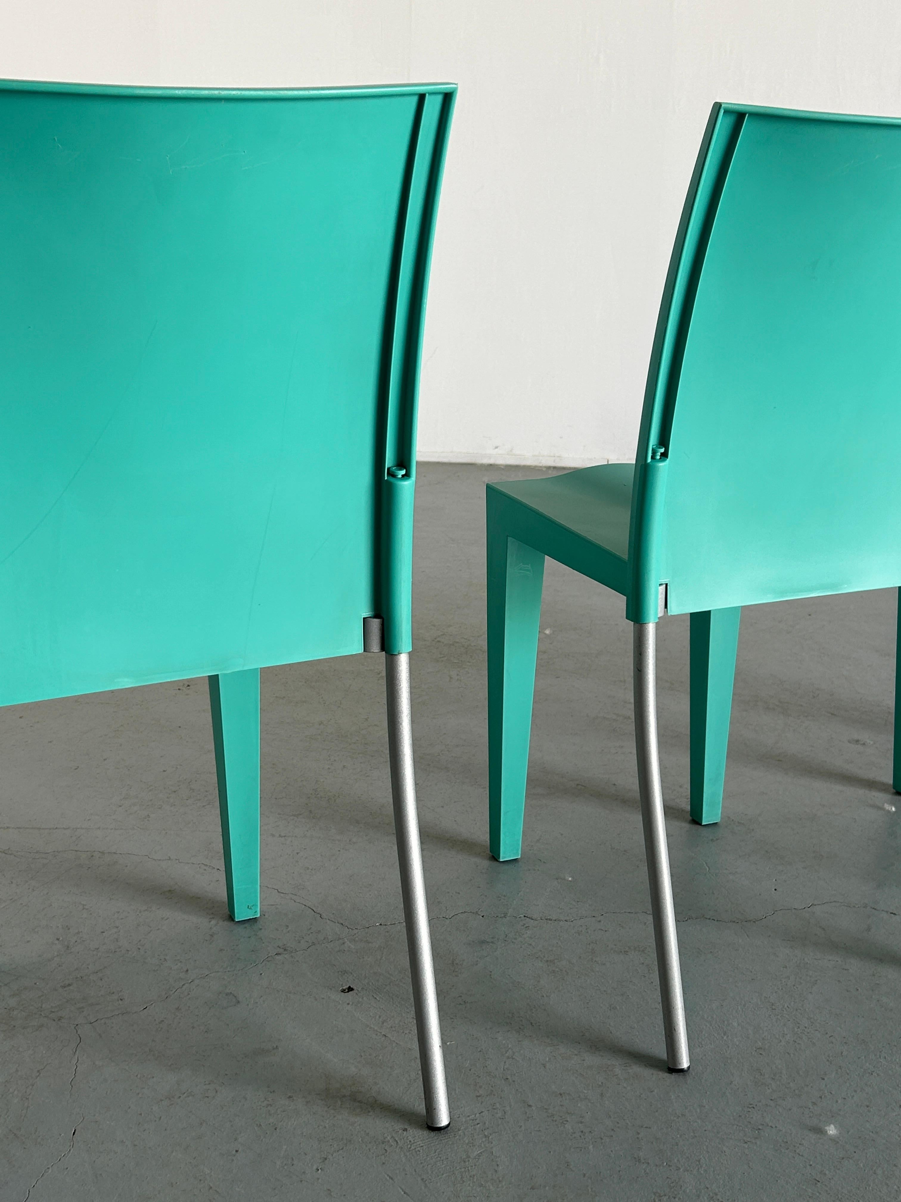  1 of 3 Postmodern 'Miss Global' Chairs, Philippe Starck for Kartell, 90s Italy For Sale 3