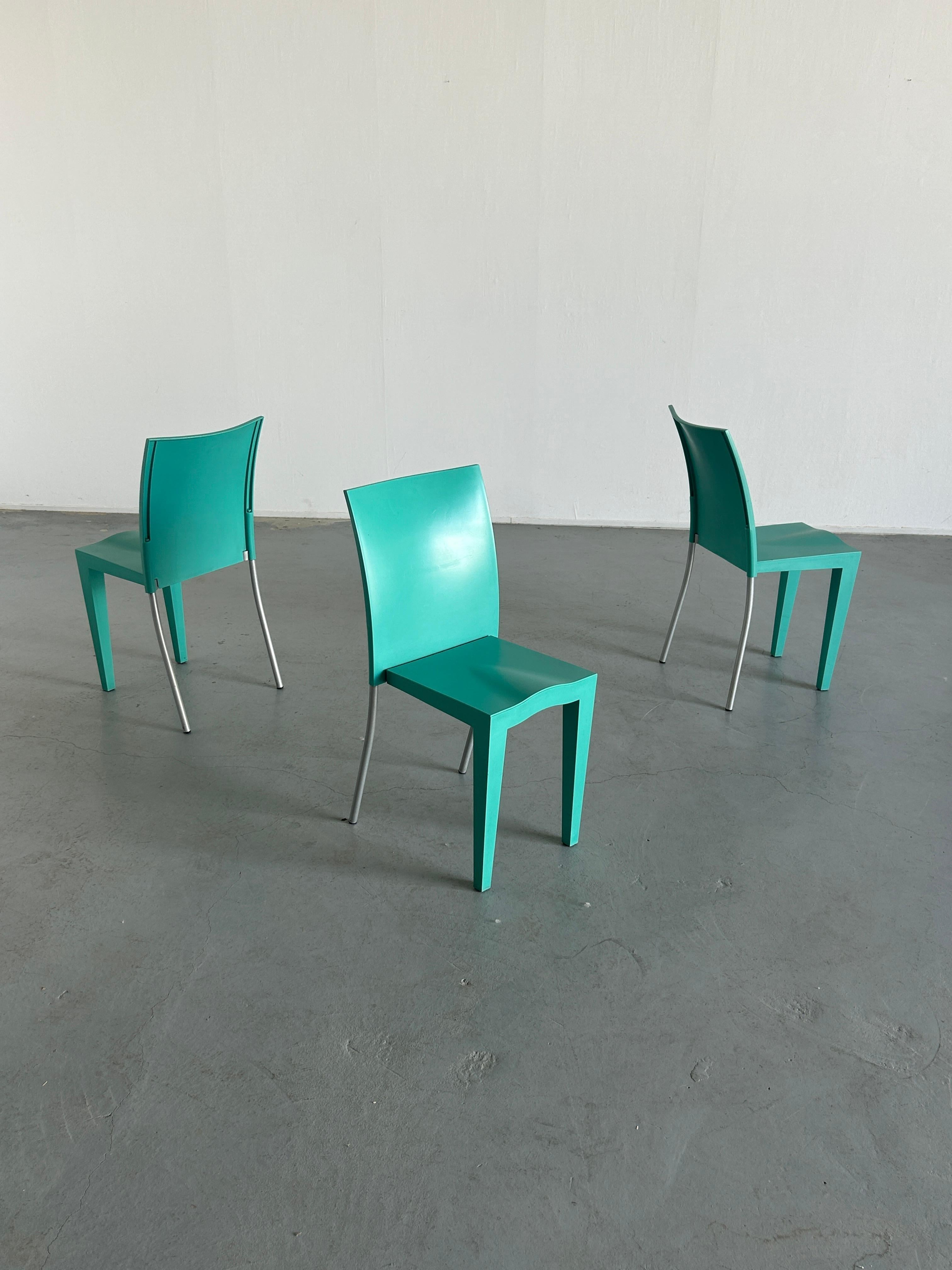 Post-Modern  1 of 3 Postmodern 'Miss Global' Chairs, Philippe Starck for Kartell, 90s Italy For Sale