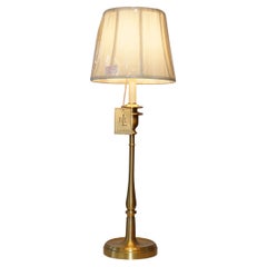 1 Of 3 Ralph Lauren 85cm Tall Victorian Brass Candle Table Lamp