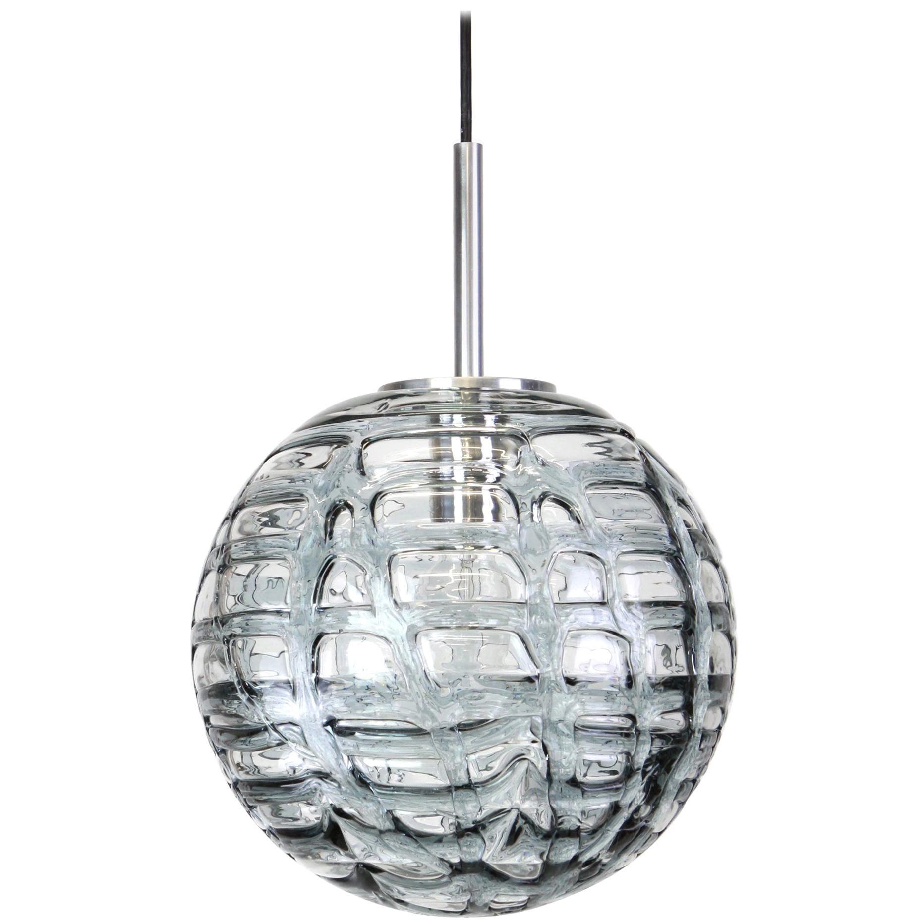 Doria ceiling light with large volcanic Murano glass ball.
High quality of materials - gives a wonderful light effect when it is on.

Sockets: One E27 standard bulbs. Light bulbs are not included. It is possible to install this fixture in all