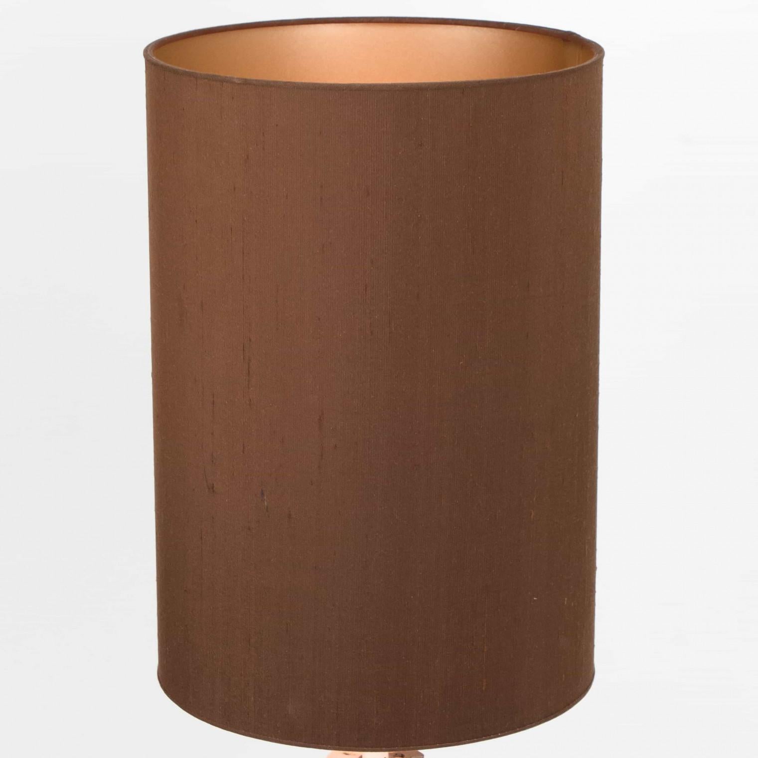 1 de 3 Lampes de table Soholm avec abat-jour en soie sur mesure, René Houben 1960 en vente 7