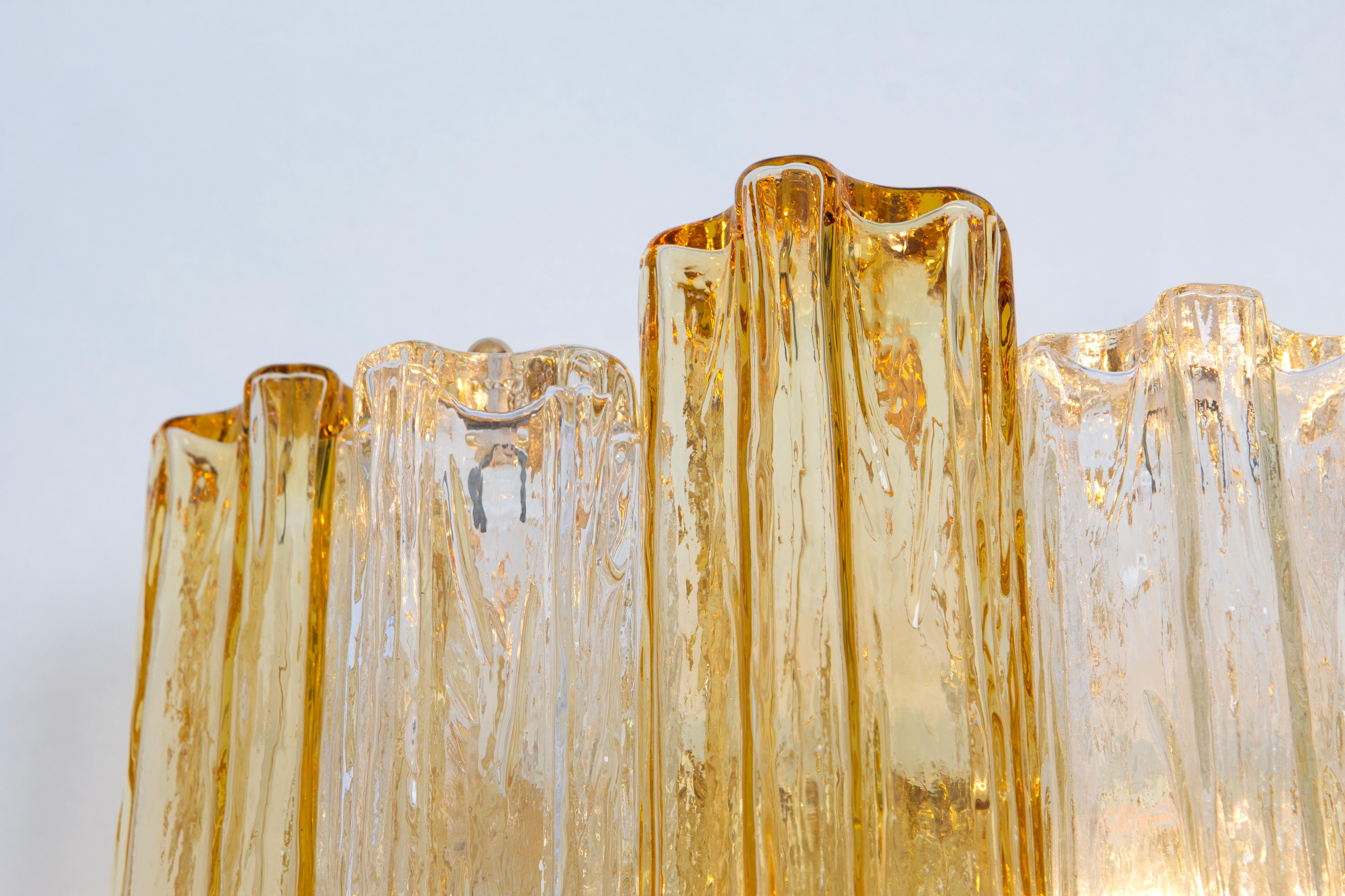 1 of 6 Stunning Large Kalmar Sconces Tronchi Wall Lights Kalmar, Austria, 1970s In Good Condition For Sale In Aachen, NRW