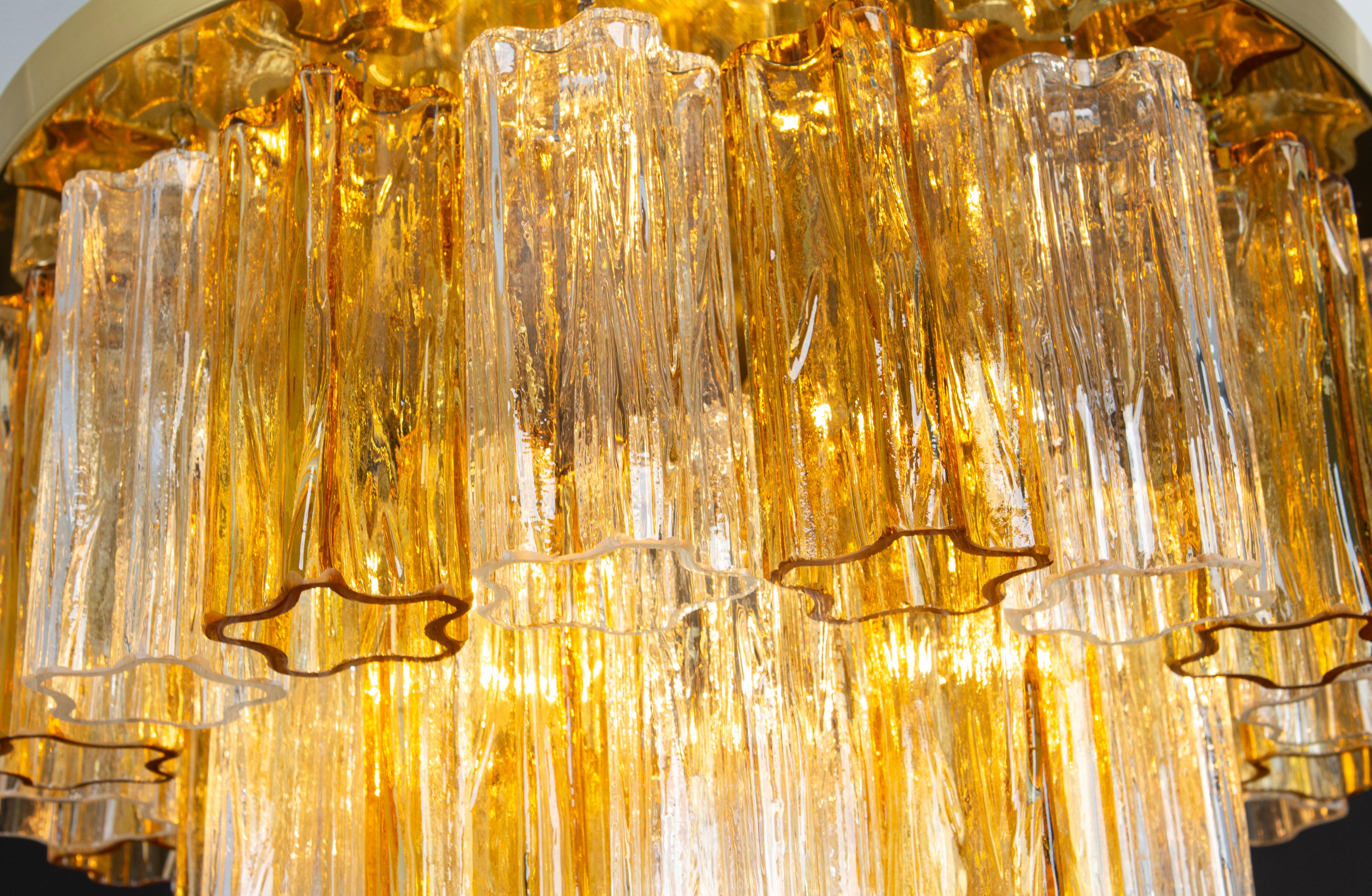 1 des 3 lampes encastrées Tronchi Murano Kalmar, Autriche, années 1960 en vente 8