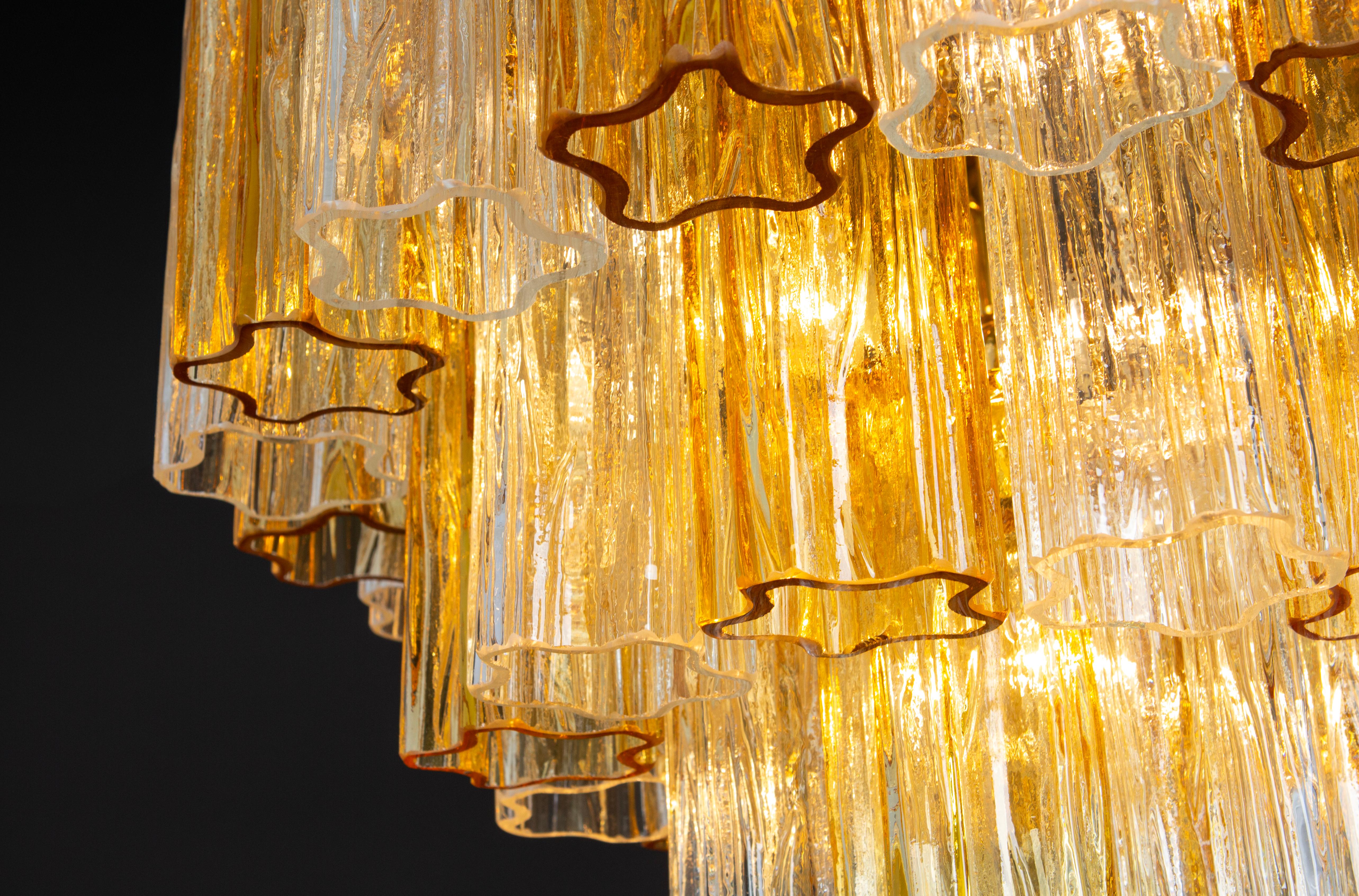 1 des 3 lampes encastrées Tronchi Murano Kalmar, Autriche, années 1960 en vente 9