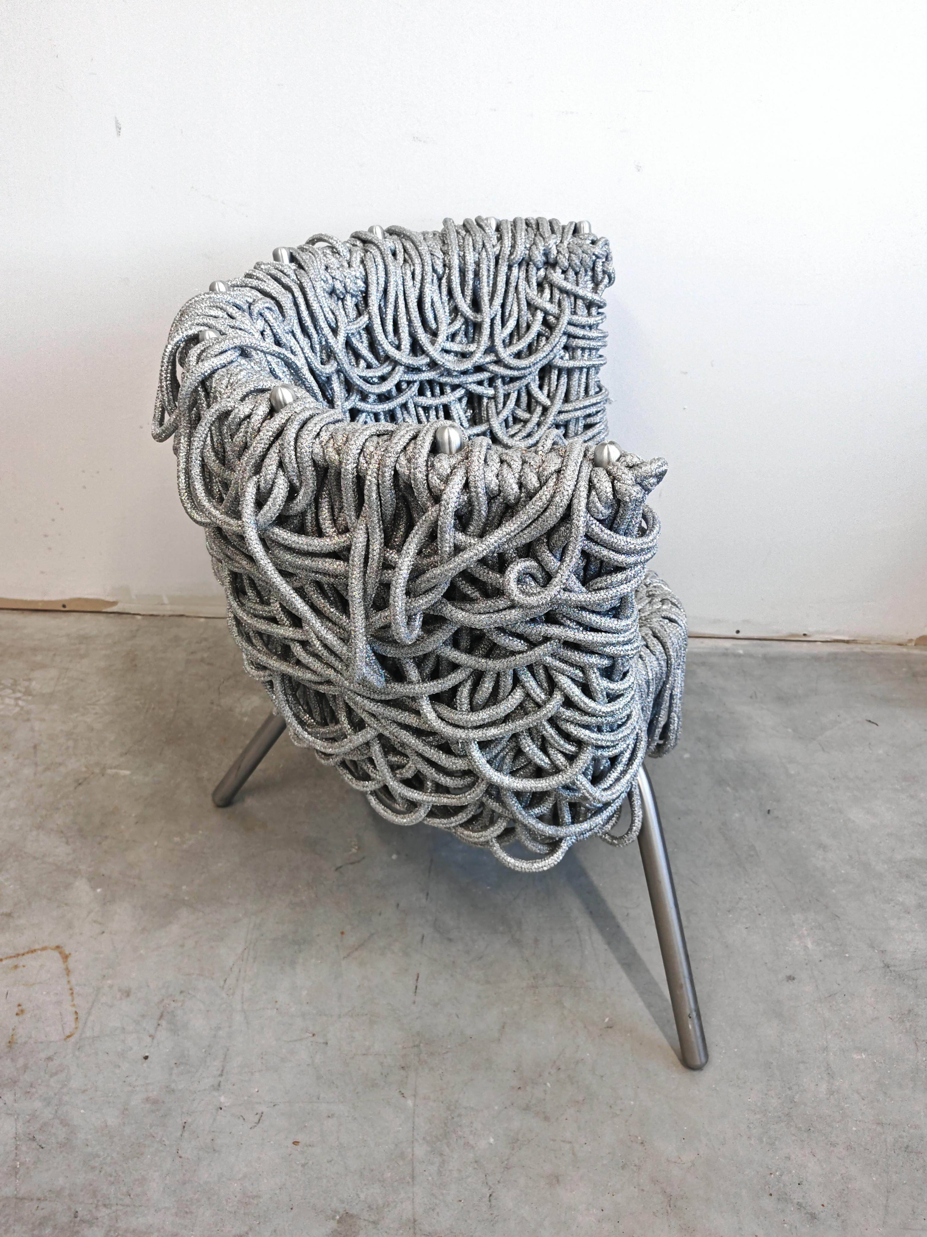 Italiano 1 di 3 Sedie Vermelha di Fernando e Humberto Campana per Edra, Italia 1993 in vendita