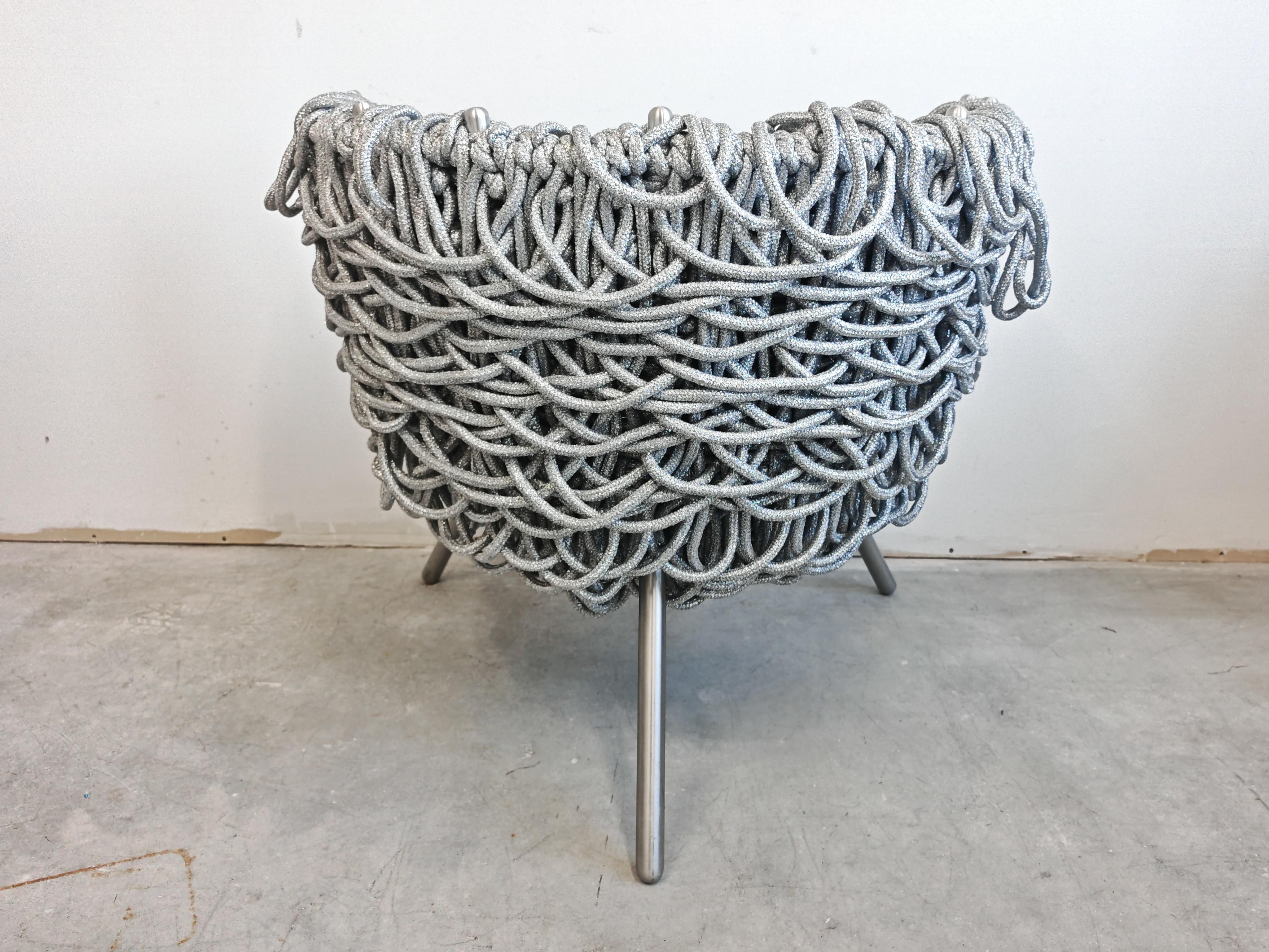 1 di 3 Sedie Vermelha di Fernando e Humberto Campana per Edra, Italia 1993 In condizioni buone in vendita a Beograd, RS