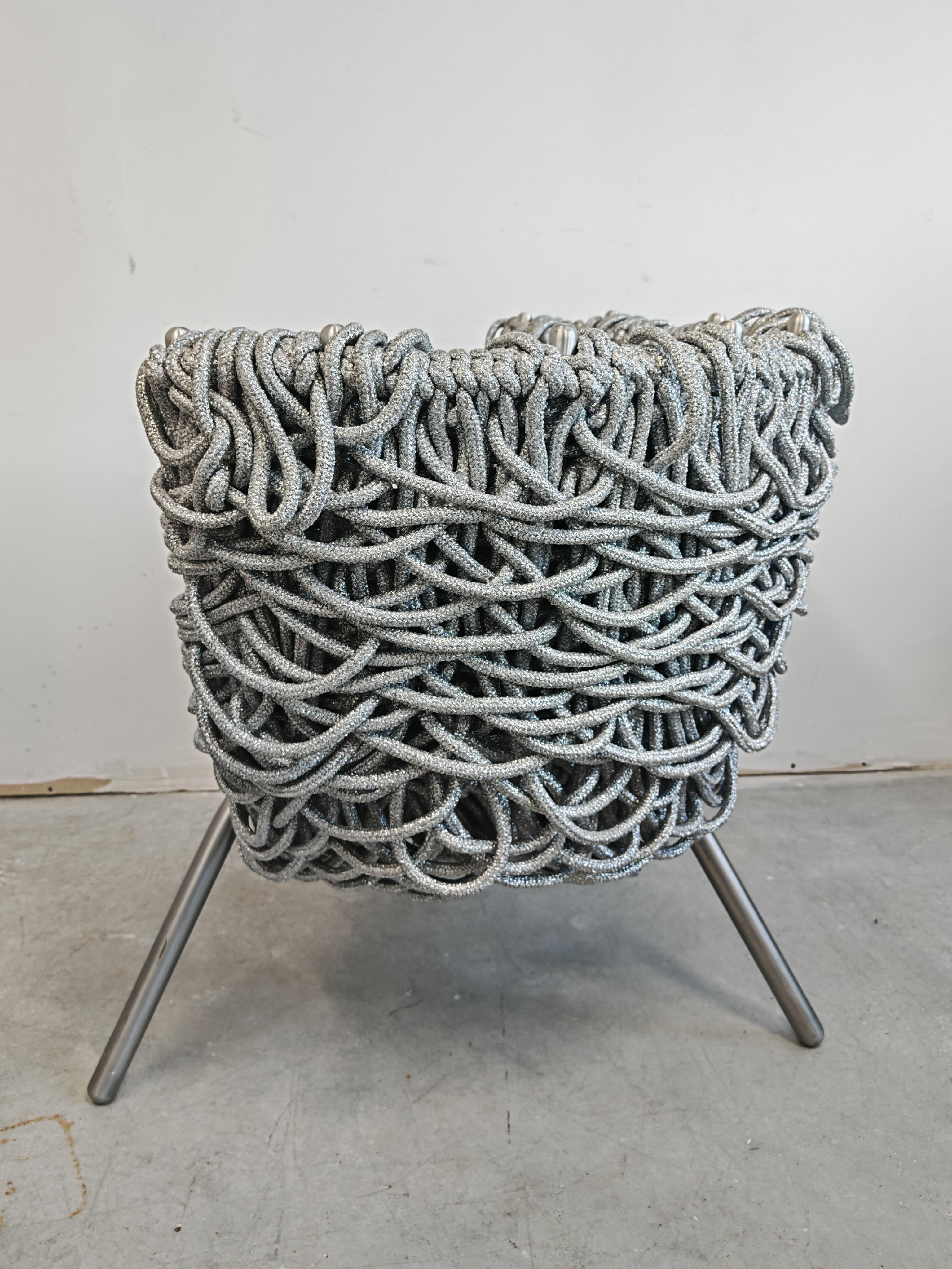 Fine XX secolo 1 di 3 Sedie Vermelha di Fernando e Humberto Campana per Edra, Italia 1993 in vendita