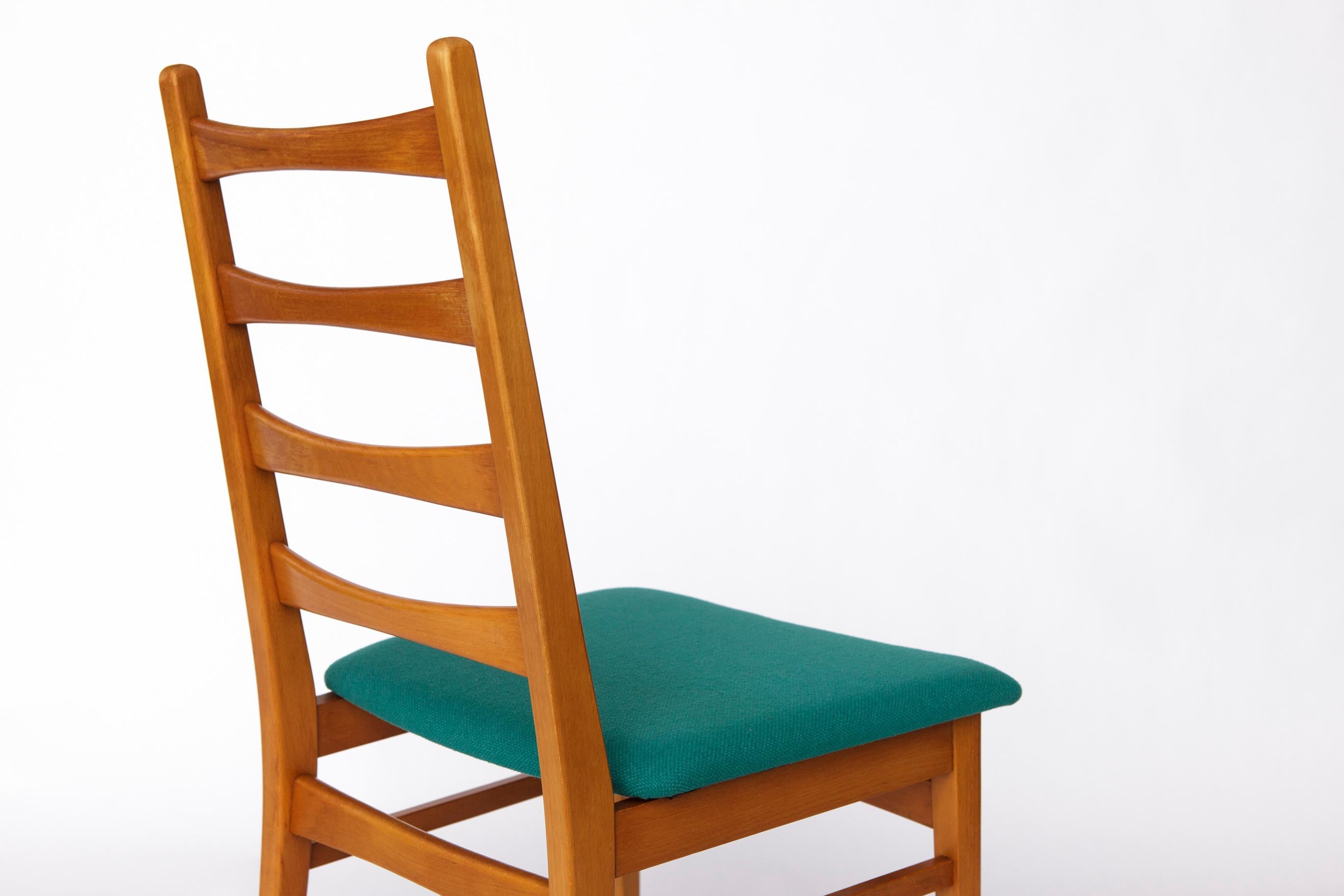 1 von 3 Vintage 1960er/70er Jahre Esszimmerstuhl, Deutscher Mid-Century Modern Stuhl (Ende des 20. Jahrhunderts) im Angebot