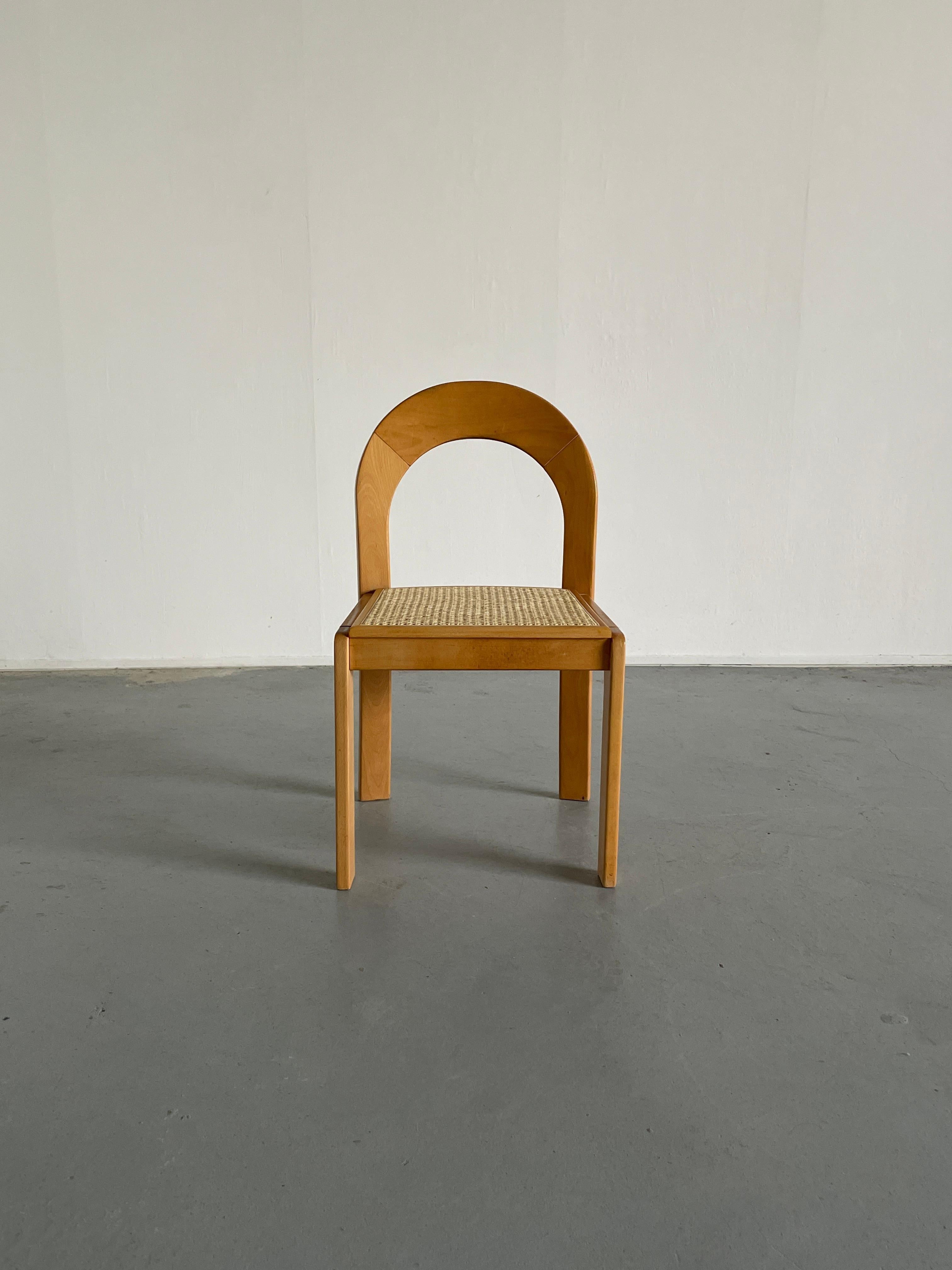 Cane 1 of 3 Vintage Dining Chairs Attributed to Tagliabue di Cascina Armata, 1974
