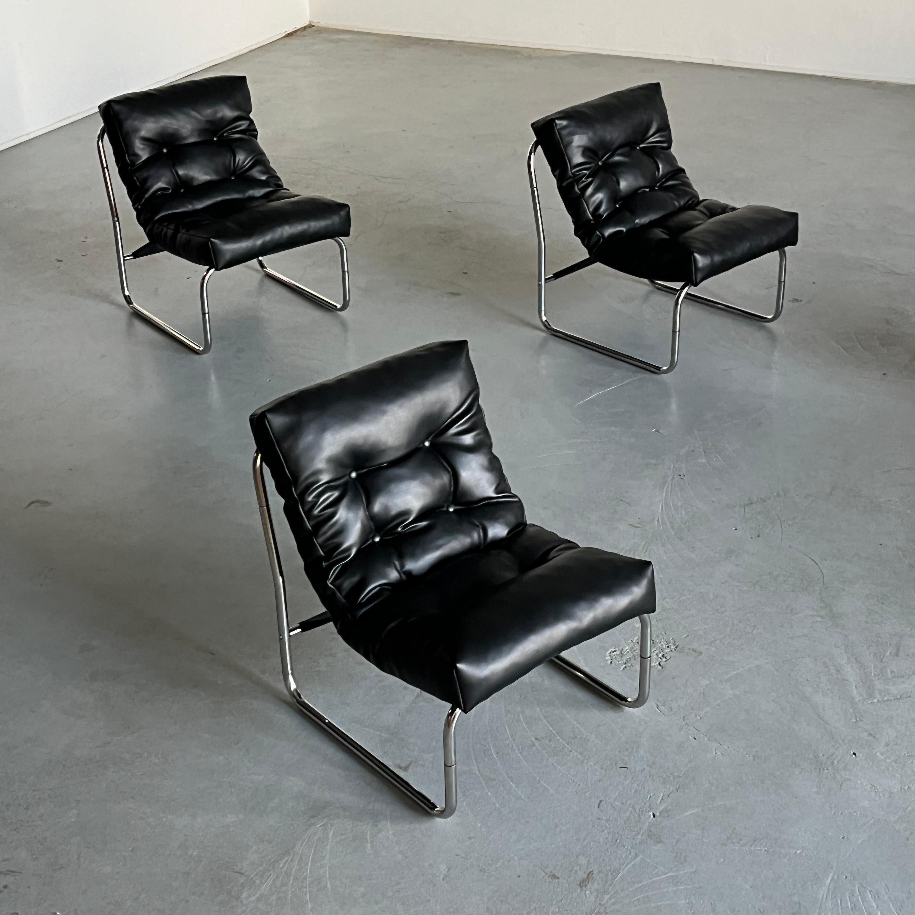 1 von 3 Vintage-Loungesesseln „Pixi“ aus der Mitte des Jahrhunderts von Gillis Lundgren für IKEA, 1976 (Moderne der Mitte des Jahrhunderts)