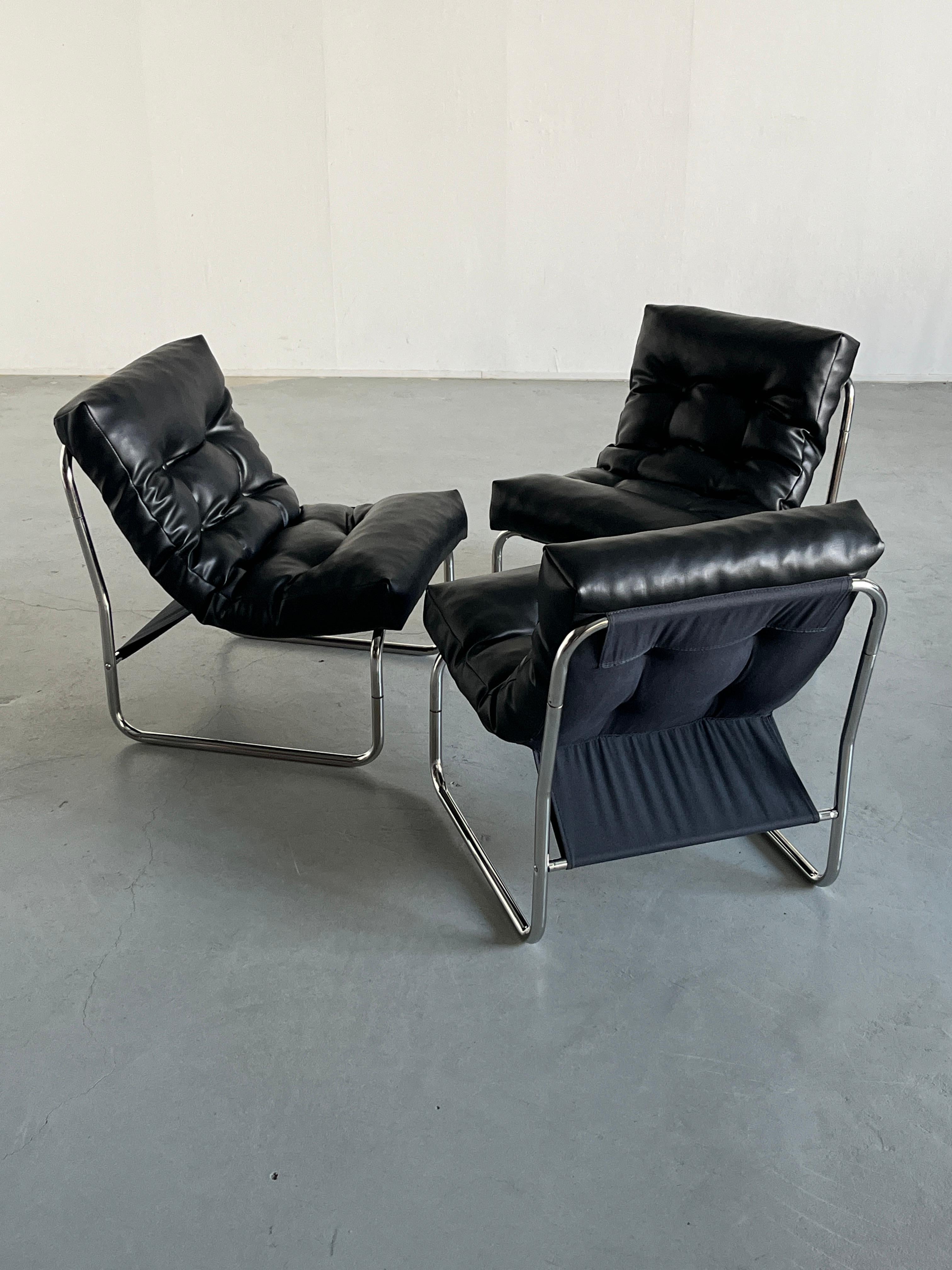 1 von 3 Vintage-Loungesesseln „Pixi“ aus der Mitte des Jahrhunderts von Gillis Lundgren für IKEA, 1976 (Schwedisch)