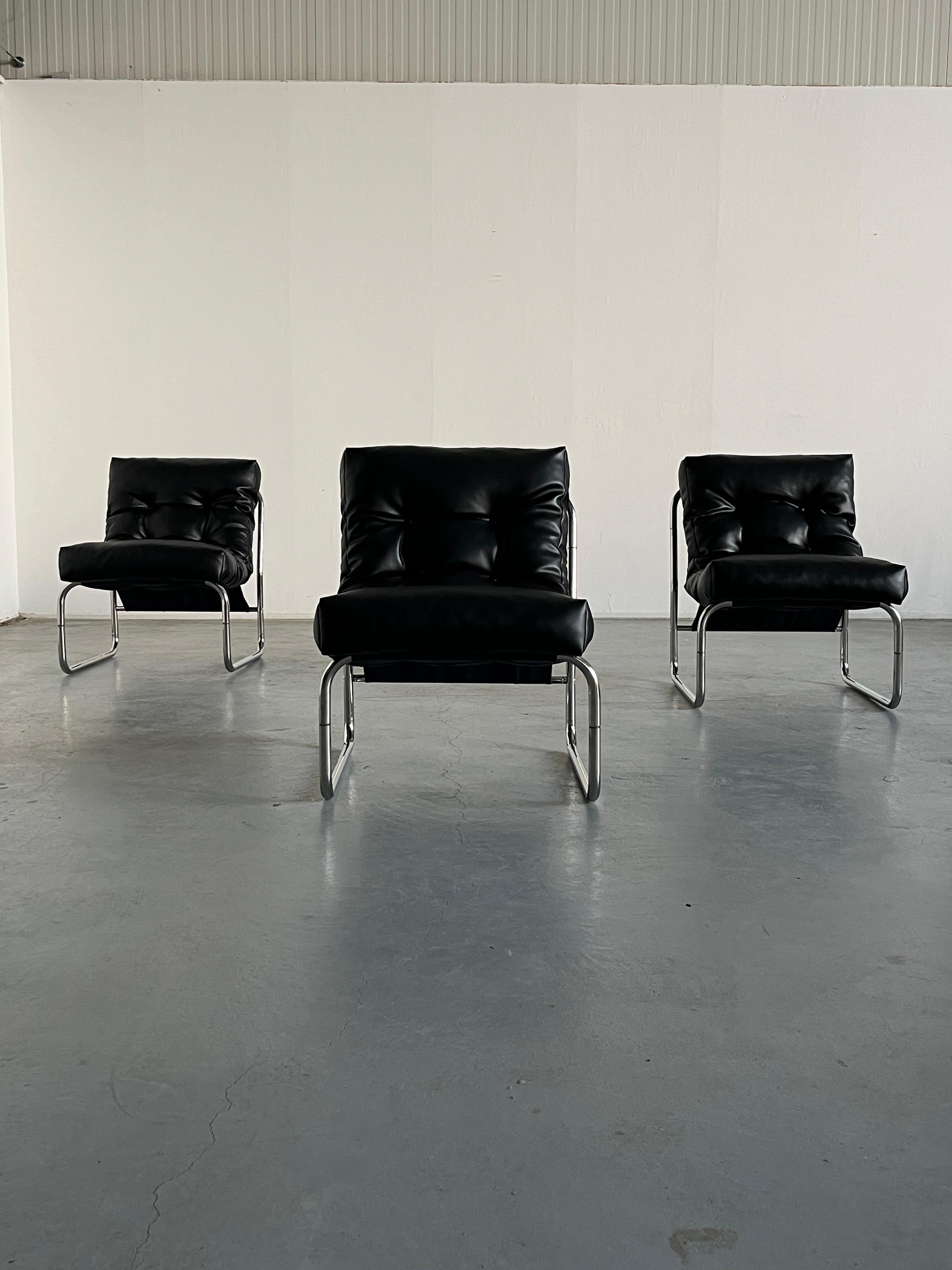 1 von 3 Vintage-Loungesesseln „Pixi“ aus der Mitte des Jahrhunderts von Gillis Lundgren für IKEA, 1976 im Zustand „Gut“ in Zagreb, HR