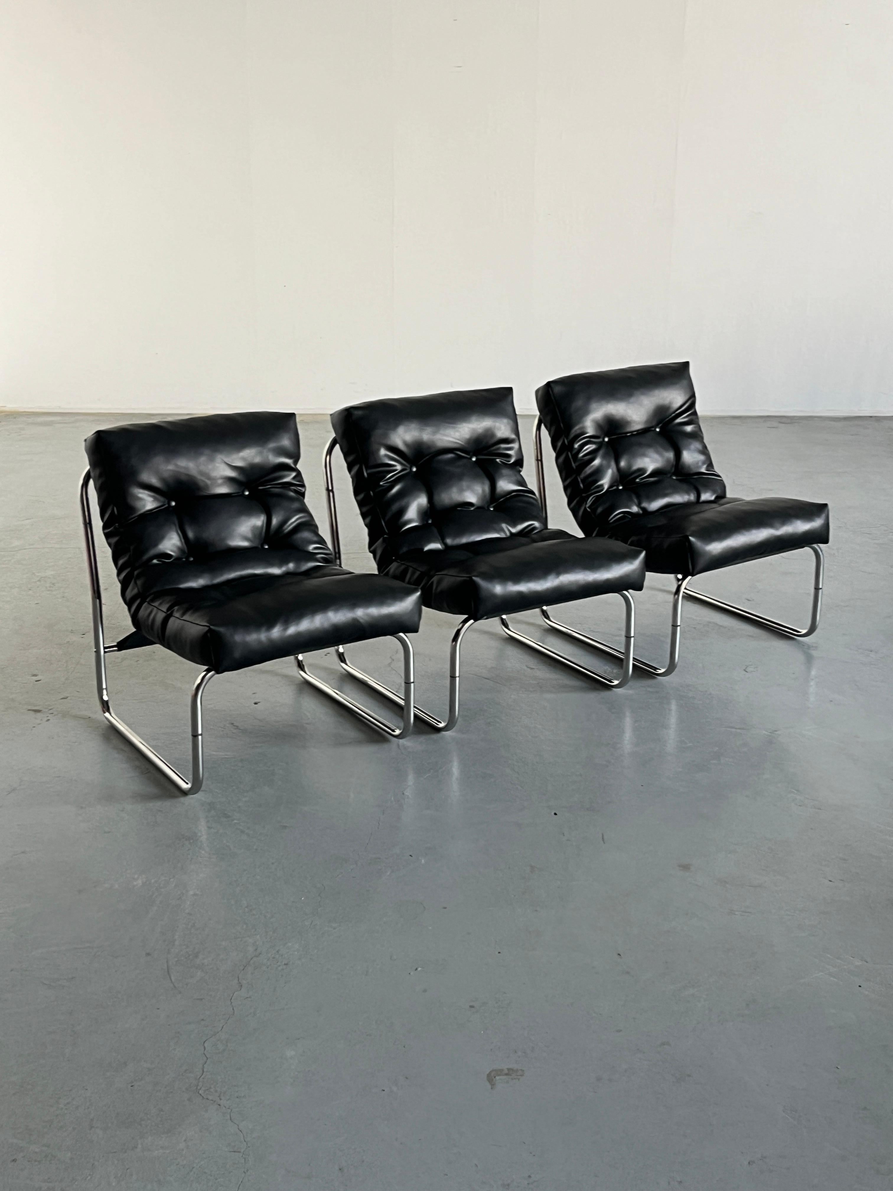 1 von 3 Vintage-Loungesesseln „Pixi“ aus der Mitte des Jahrhunderts von Gillis Lundgren für IKEA, 1976 (Ende des 20. Jahrhunderts)