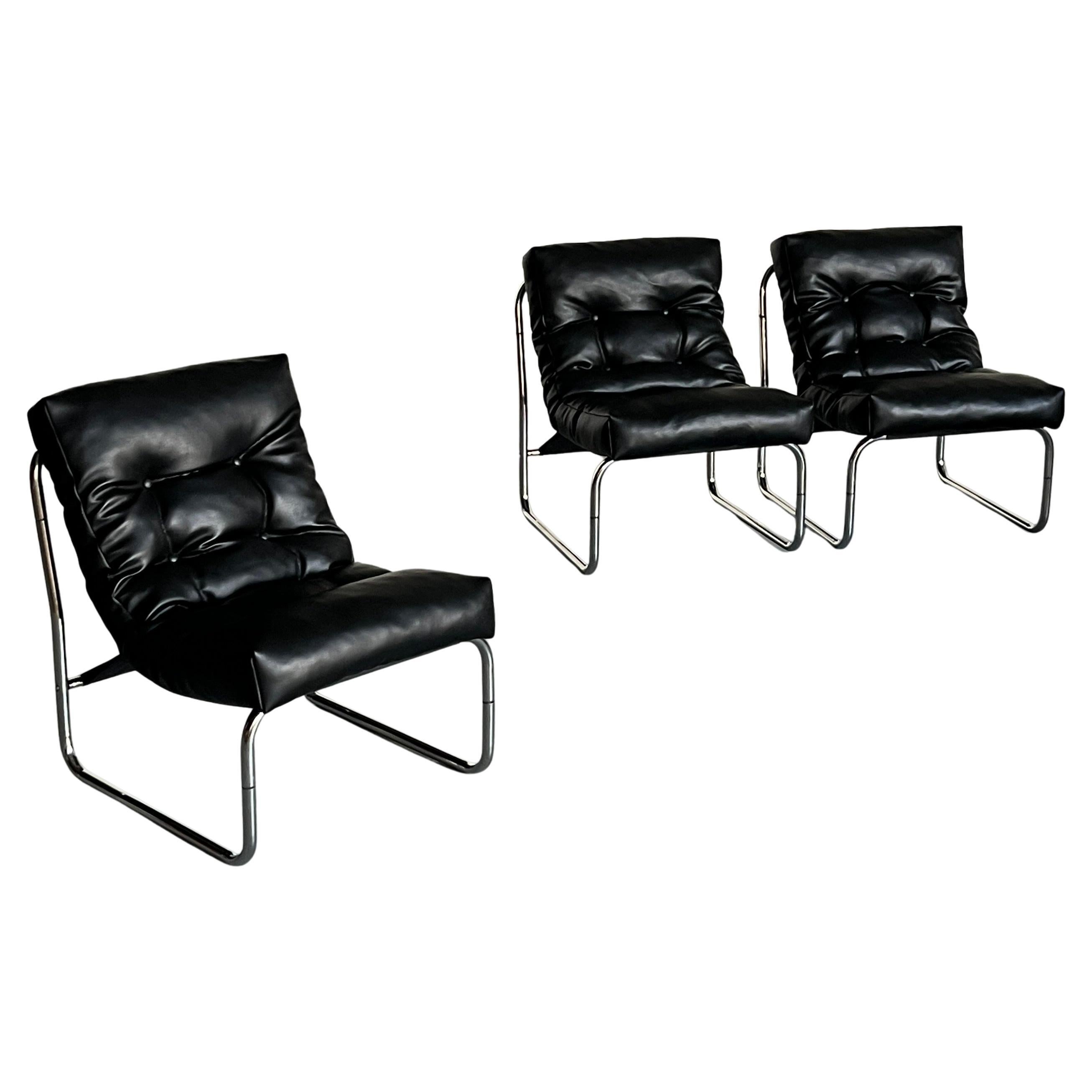 1 von 3 Vintage-Loungesesseln „Pixi“ aus der Mitte des Jahrhunderts von Gillis Lundgren für IKEA, 1976