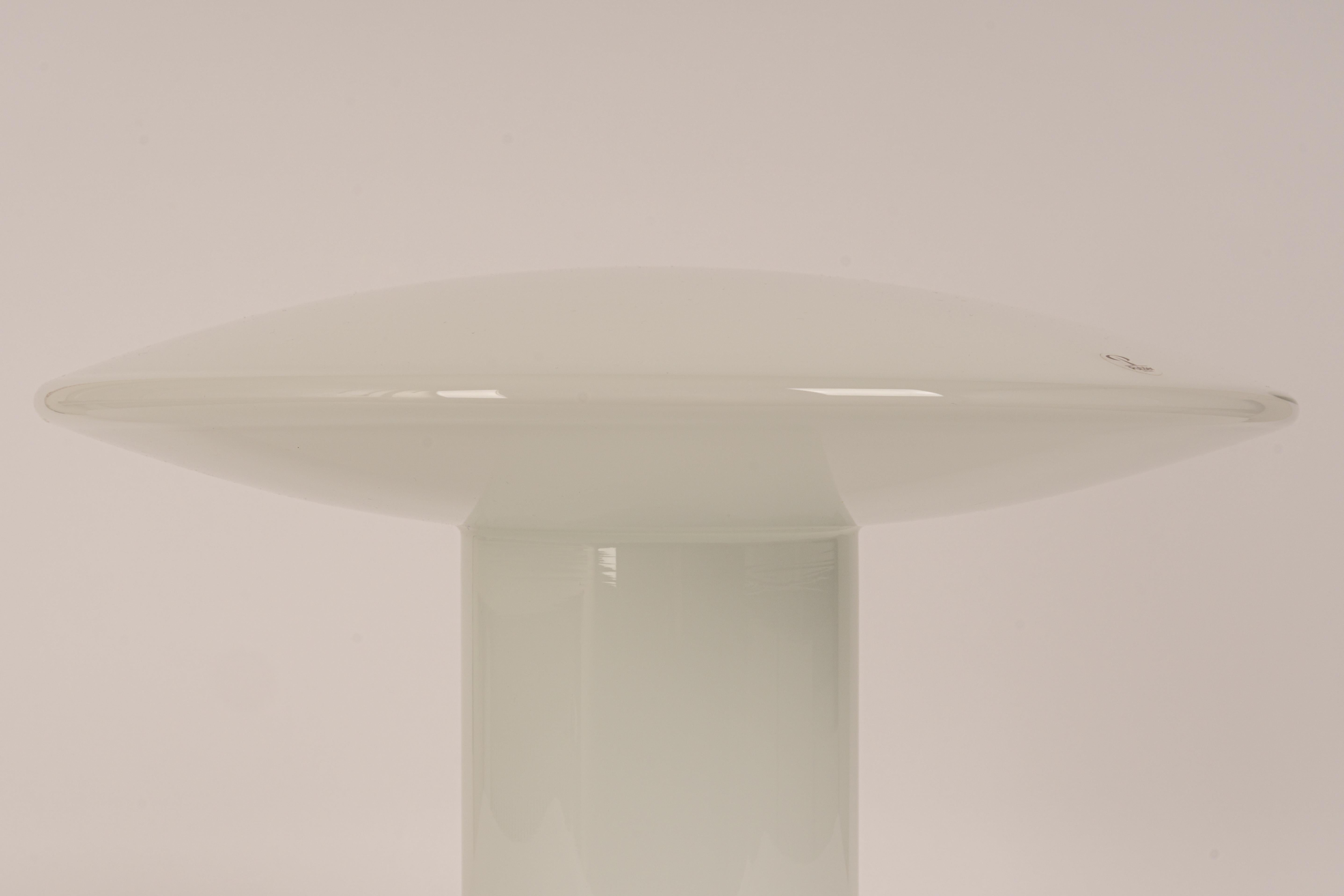 1 of 3 Wonderful Glass Mushroom Table Lamps by Peill & Putzler, Germany, 1970s In Good Condition In Aachen, NRW