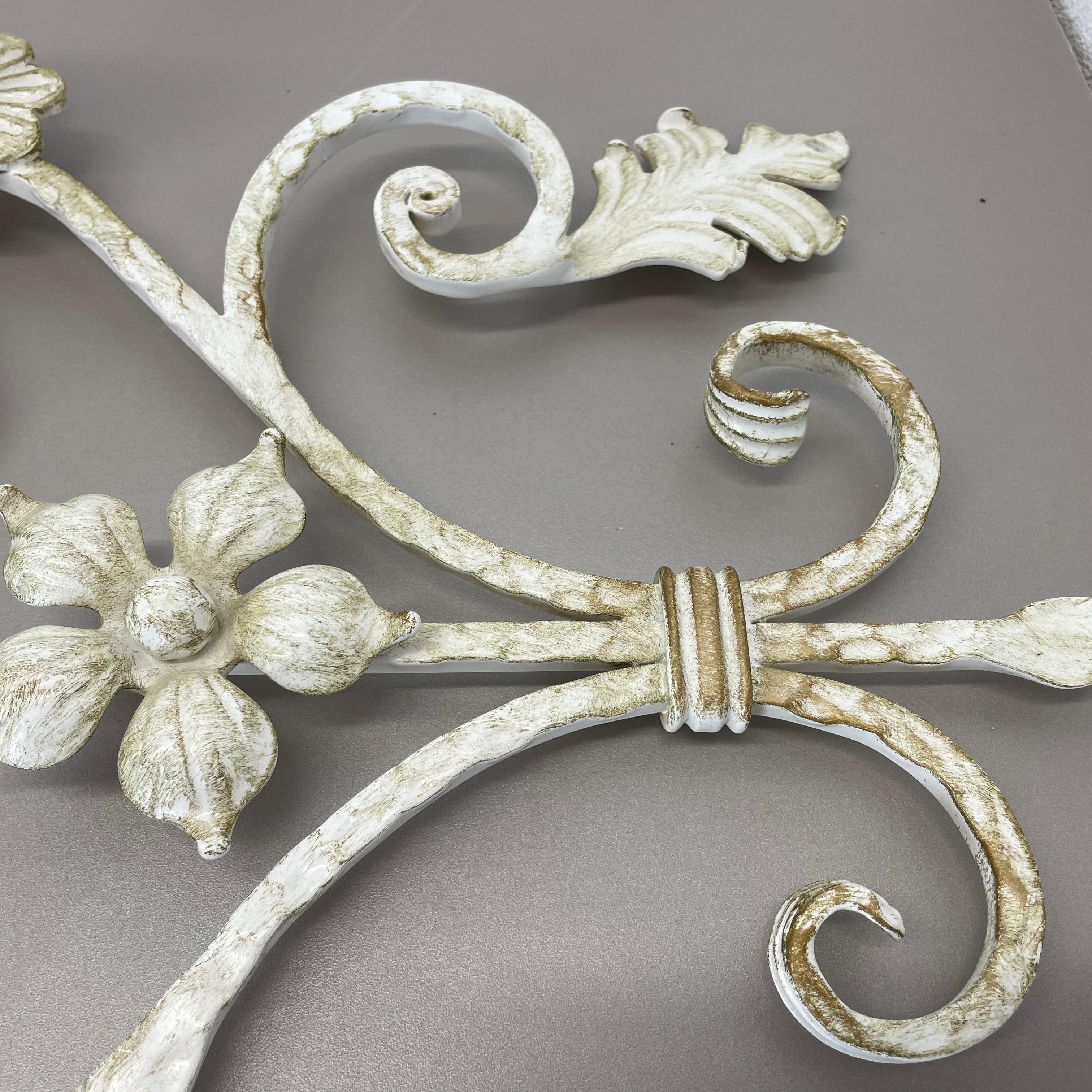 1 de 3 xxl 73cm blanco Metal Florentiner Teatro pared Light, Italia, 1970s en venta 8