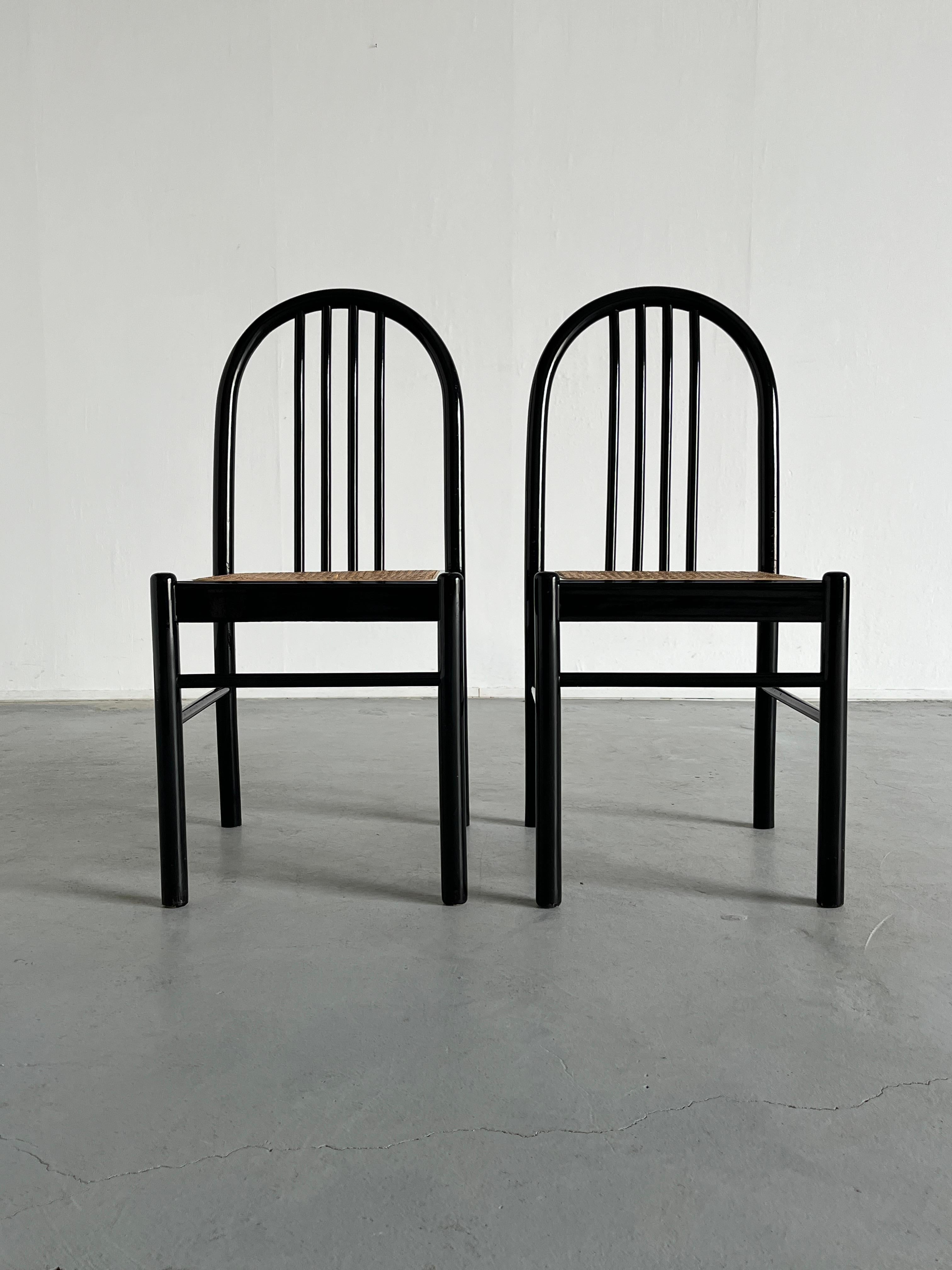 1 of 30 Vintage Italian Mid-Century-Modern Bentwood Bistro Chairs, 1970s Italy For Sale 4
