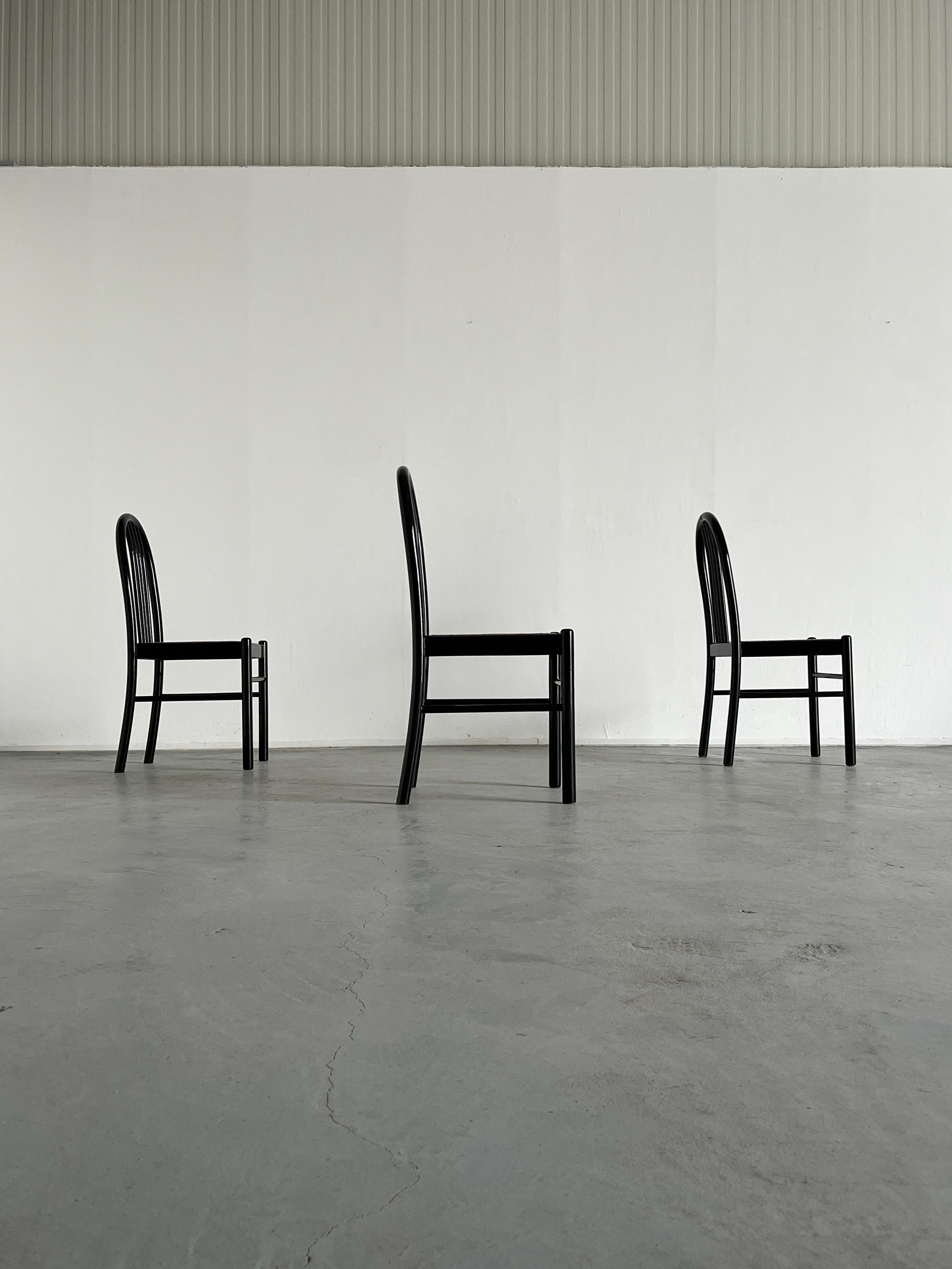 Mid-Century Modern 1 of 30 Vintage Italian Mid-Century-Modern Bentwood Bistro Chairs, 1970s Italy