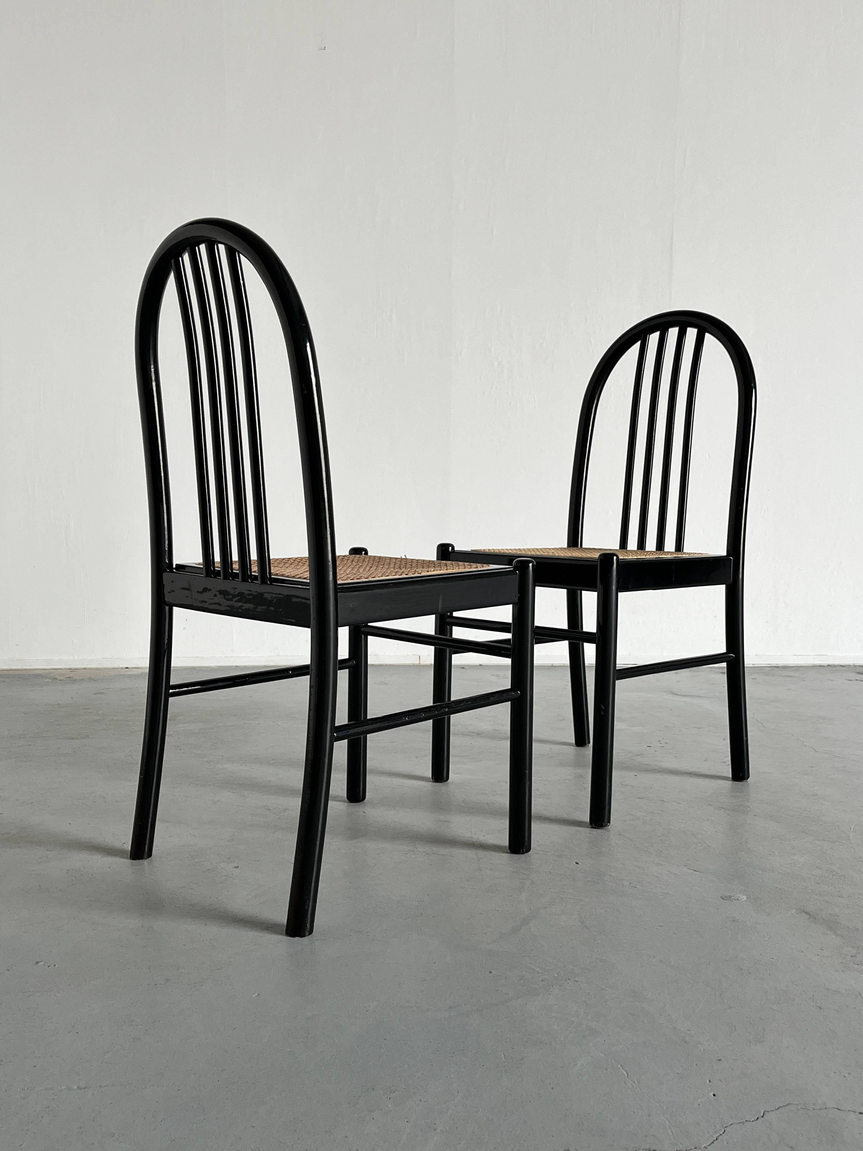 Late 20th Century 1 of 30 Vintage Italian Mid-Century-Modern Bentwood Bistro Chairs, 1970s Italy