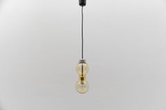 1. of 4 Amber Bubble Glass Ceiling Lamp by, Germany 1960s