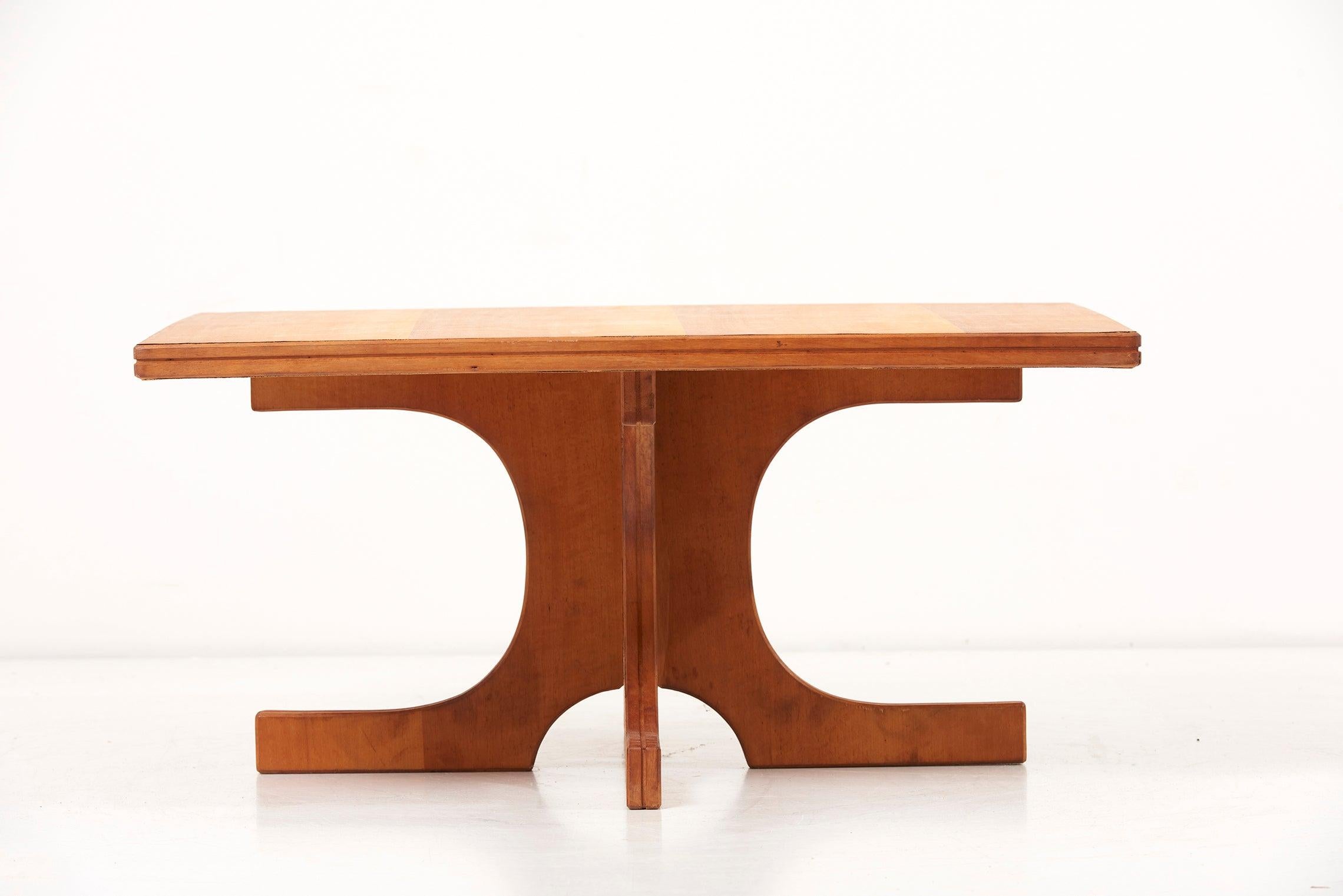 1 of 4 Architectural Italian Coffee Tables, 1960s For Sale 4