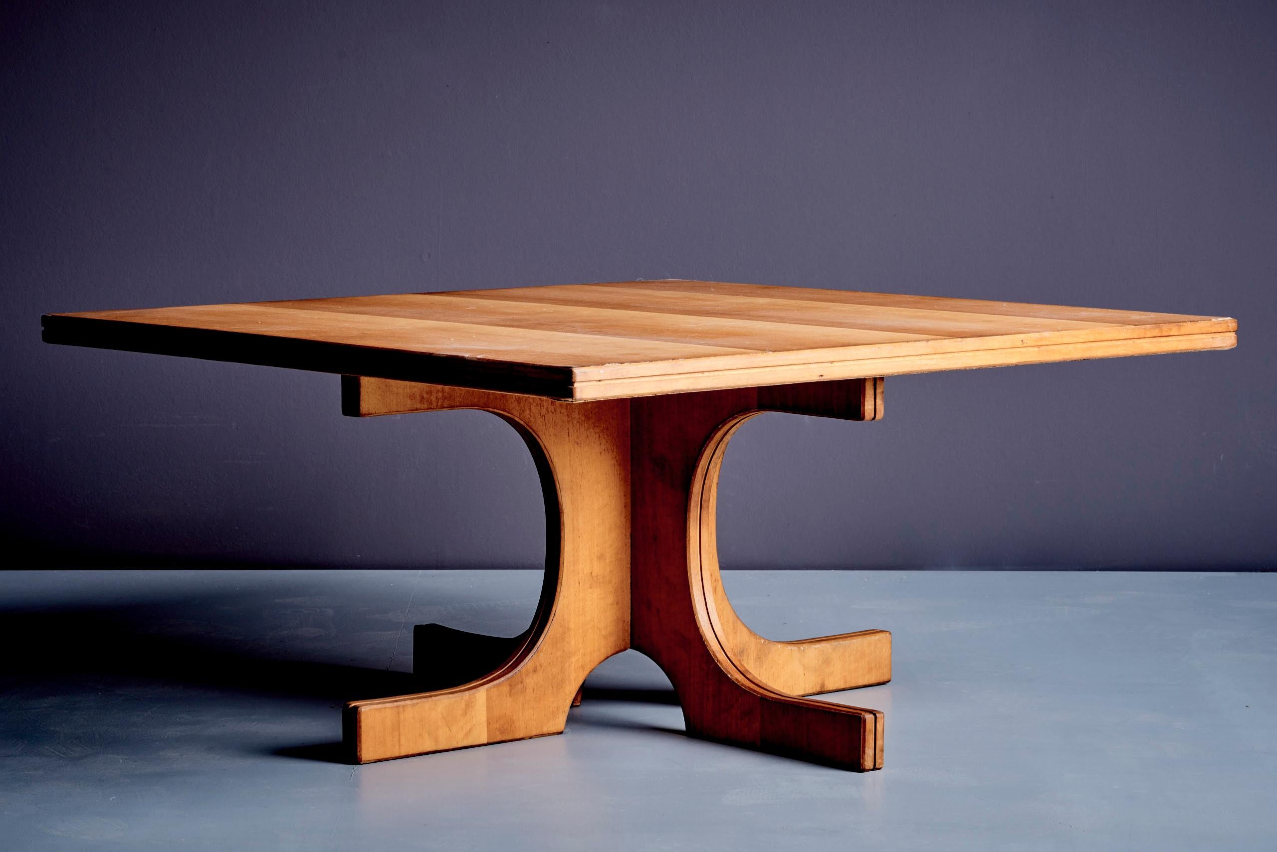 Mid-20th Century 1 of 4 Architectural Italian Coffee Tables, 1960s For Sale
