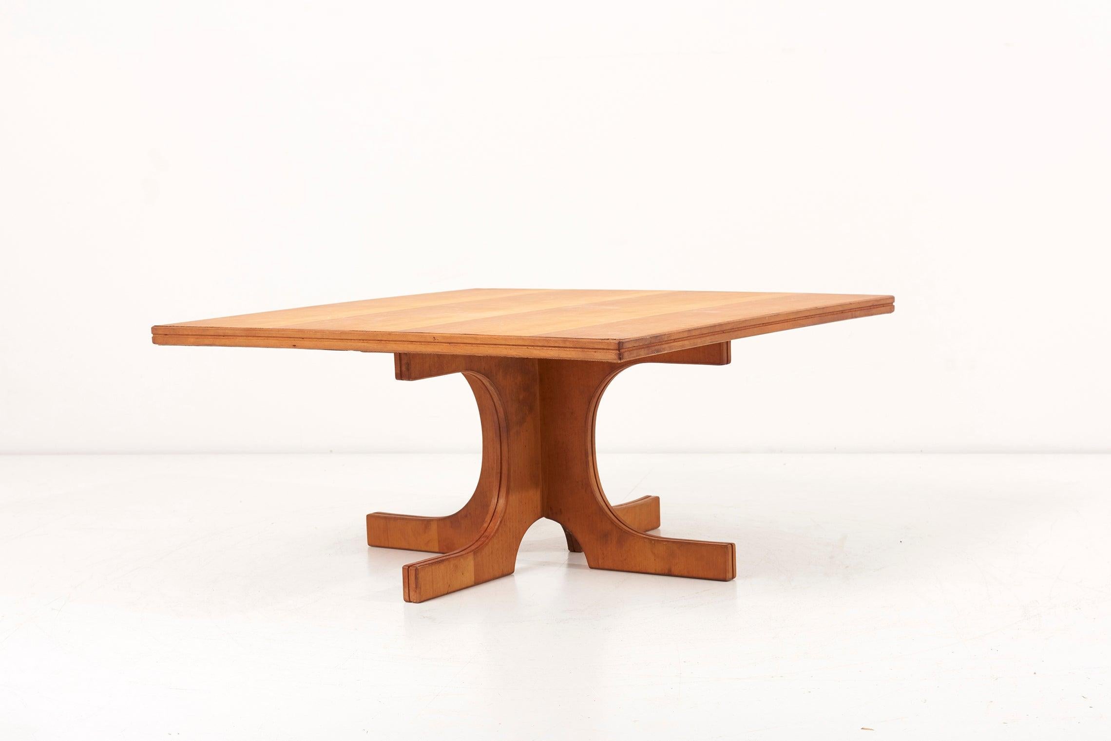 1 of 4 Architectural Italian Coffee Tables, 1960s For Sale 1