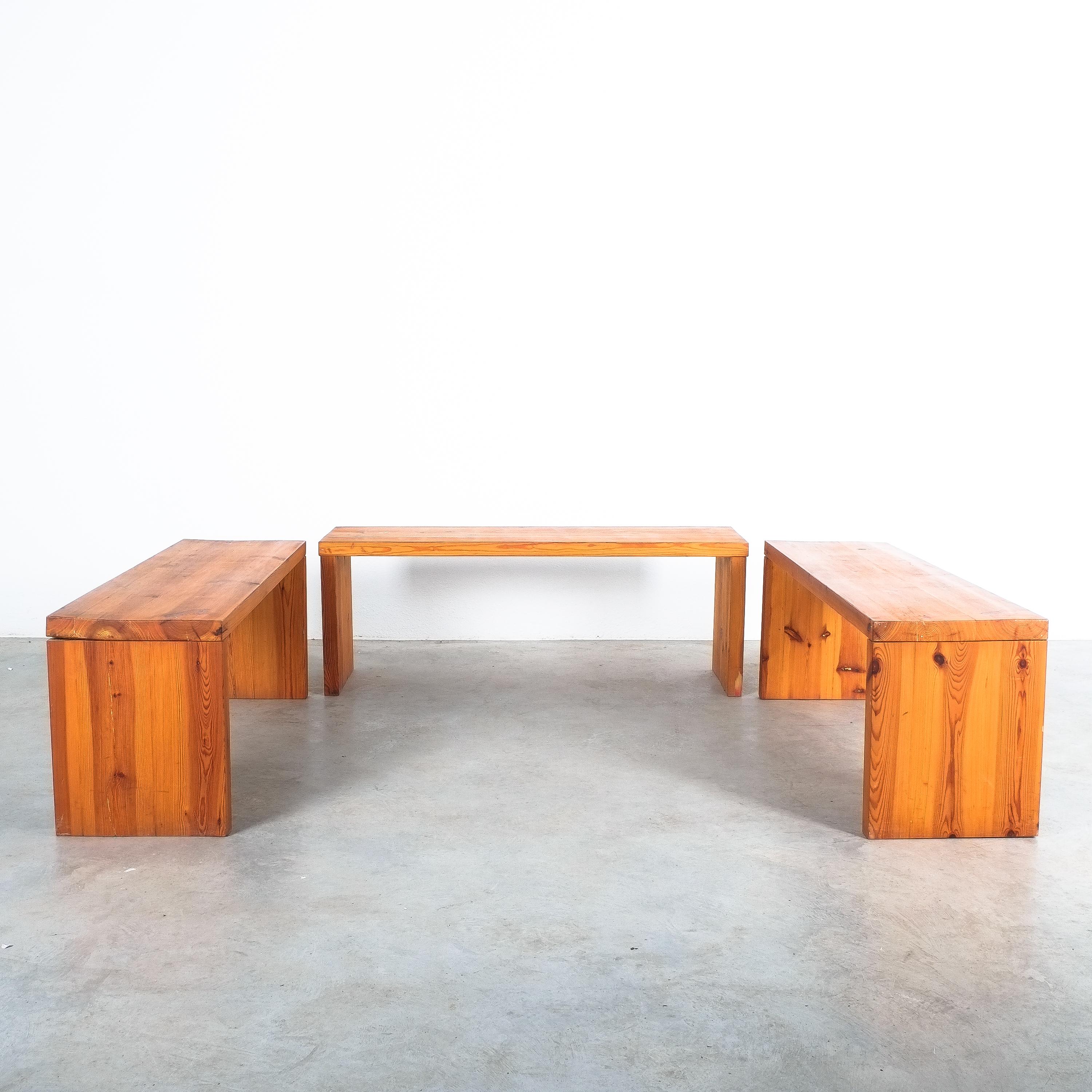 Raffaello Biagetti benches from fir wood 47.24