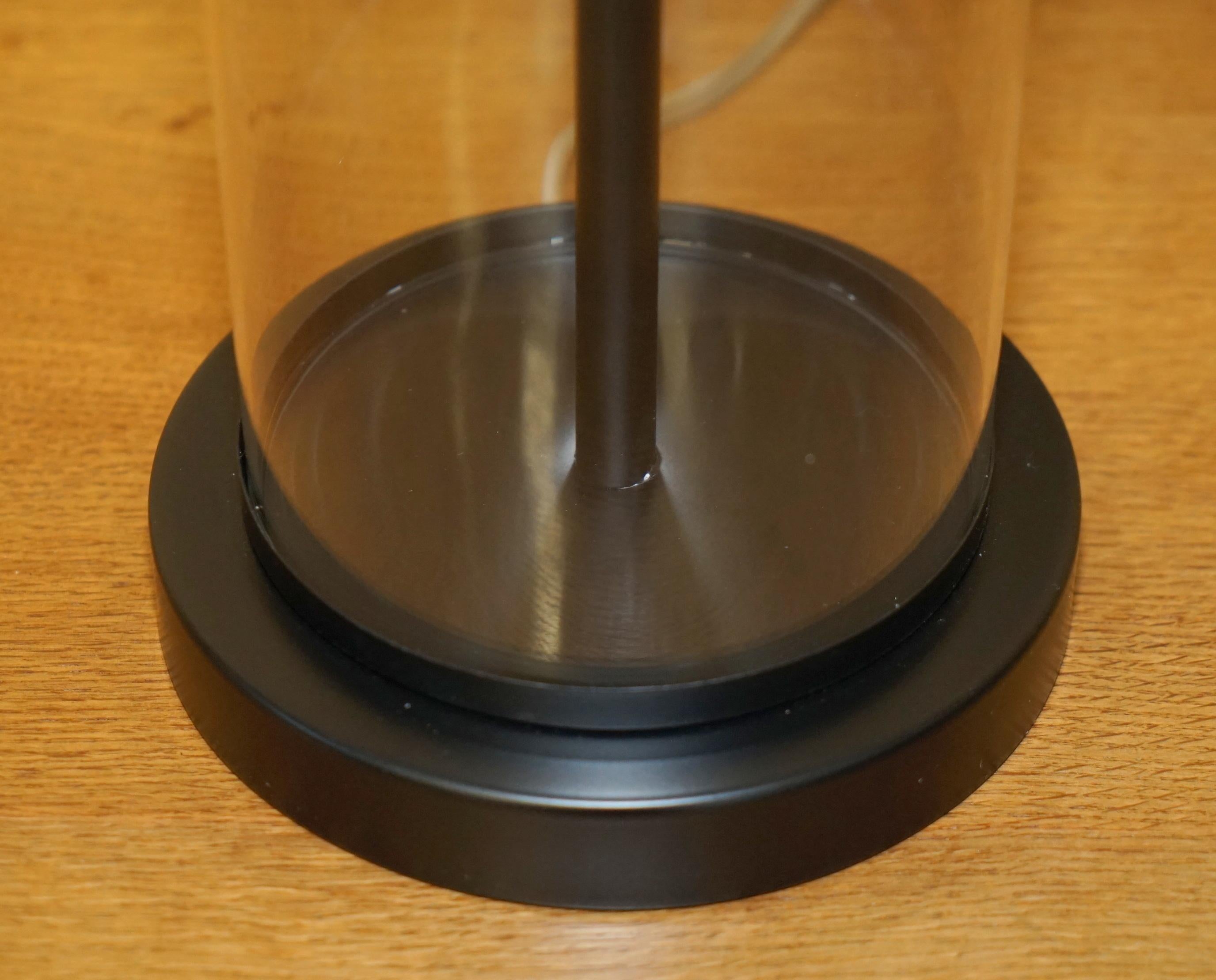 Glass 1 OF 3 BRAND NEW IN THE BOX RALPH LAUREN BLACK STORM LANTERN GLASS TABLE LAMPs