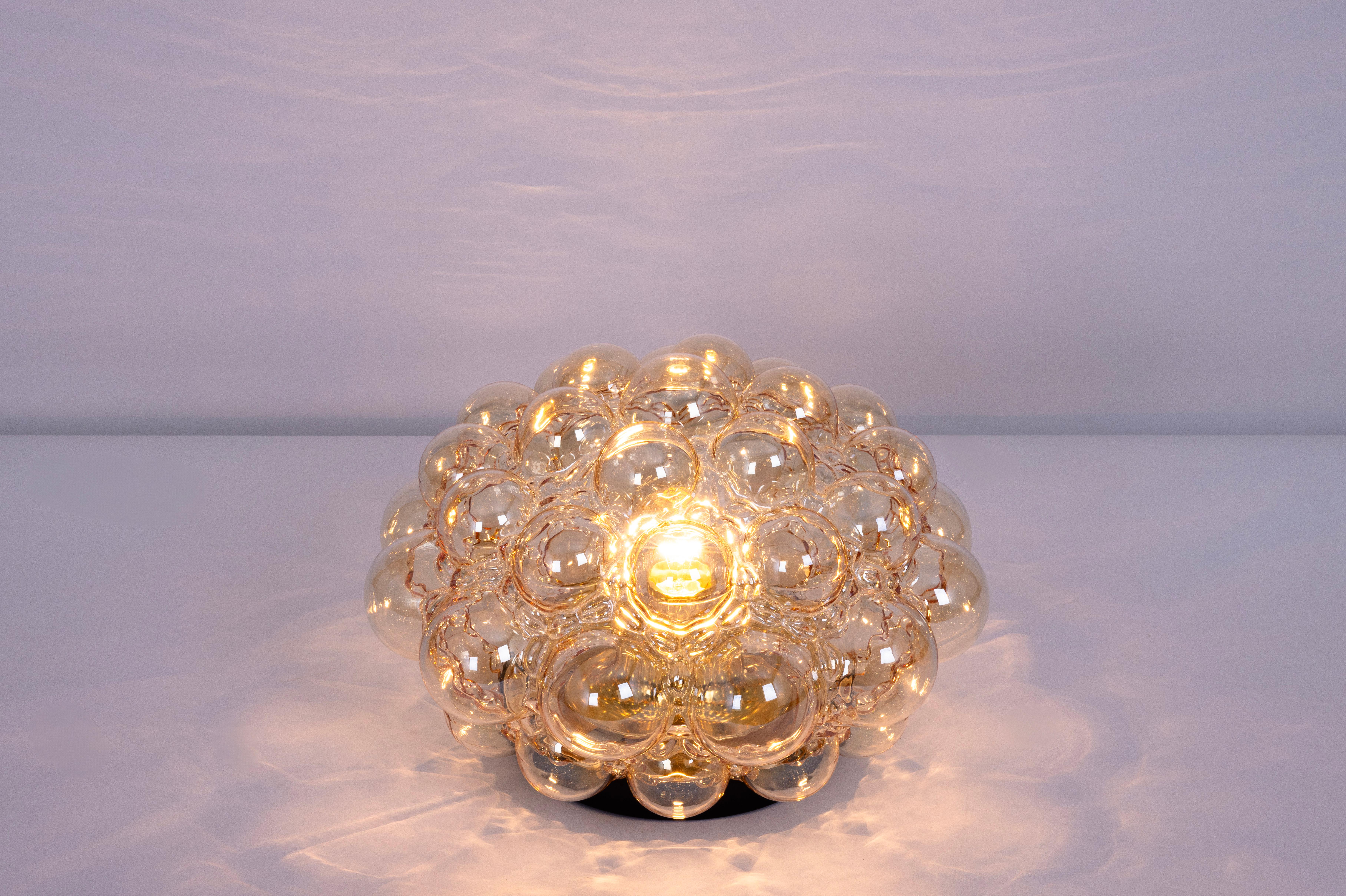 1 of 4 Bubble Glass Flushmounts by Helena Tynell, Limburg, Germany, 1970s For Sale 2