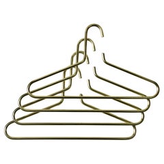 1 of 4 Carl Auböck Attributed Mid-Century Modern Brass Coat Hangers Clothes Rack (Porte-manteaux en laiton)