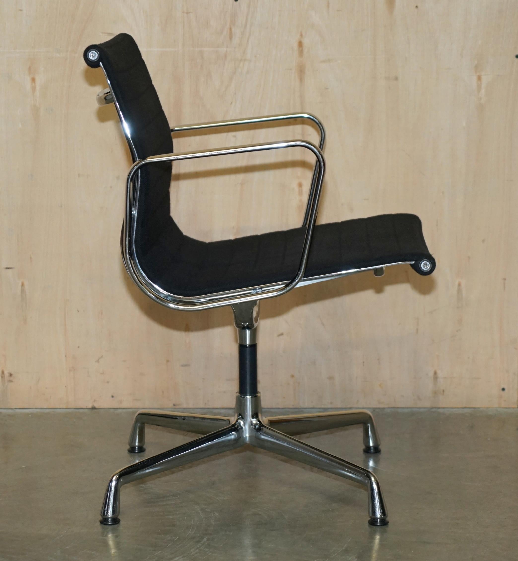 1 OF 4 CHARLES & RAY VITRA EAMES EA108 HOPSAK SWIVEL OFFiCE ARMCHAIRS For Sale 7