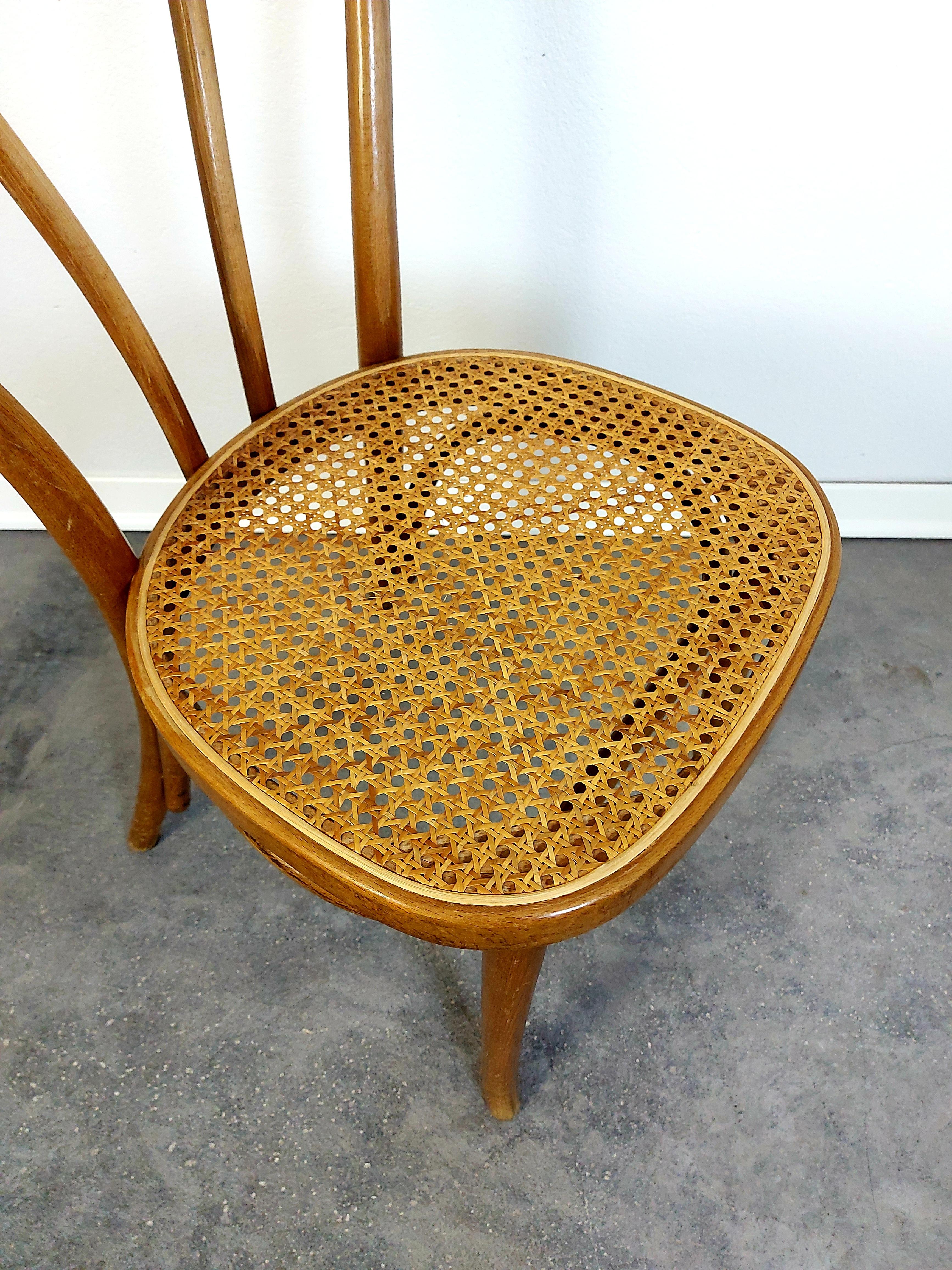 1 of 4, Dining chair, Bentwood cane, No. 18, 1960s 5