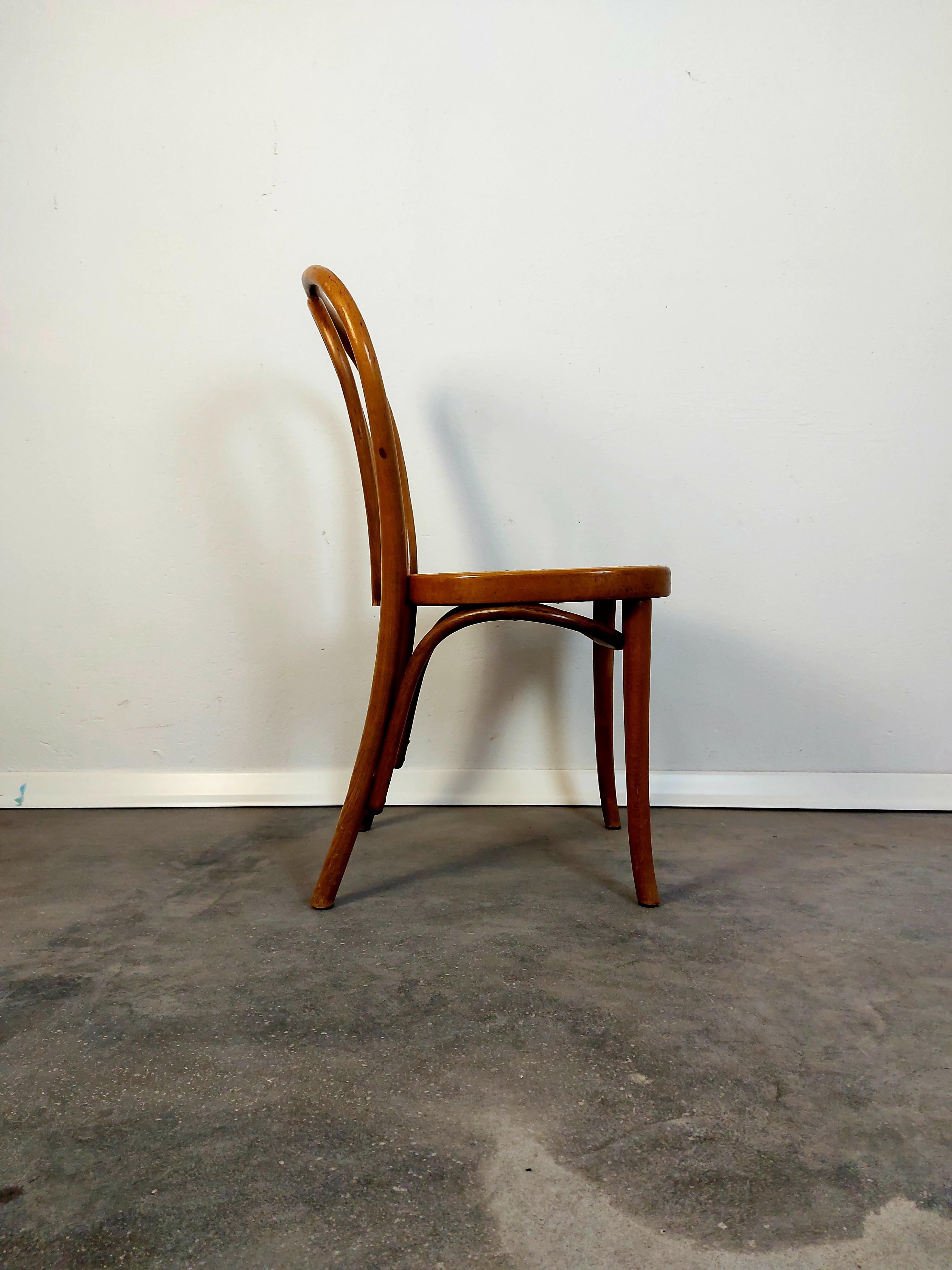 1 of 4, Dining chair, Bentwood cane, No. 18, 1960s 8