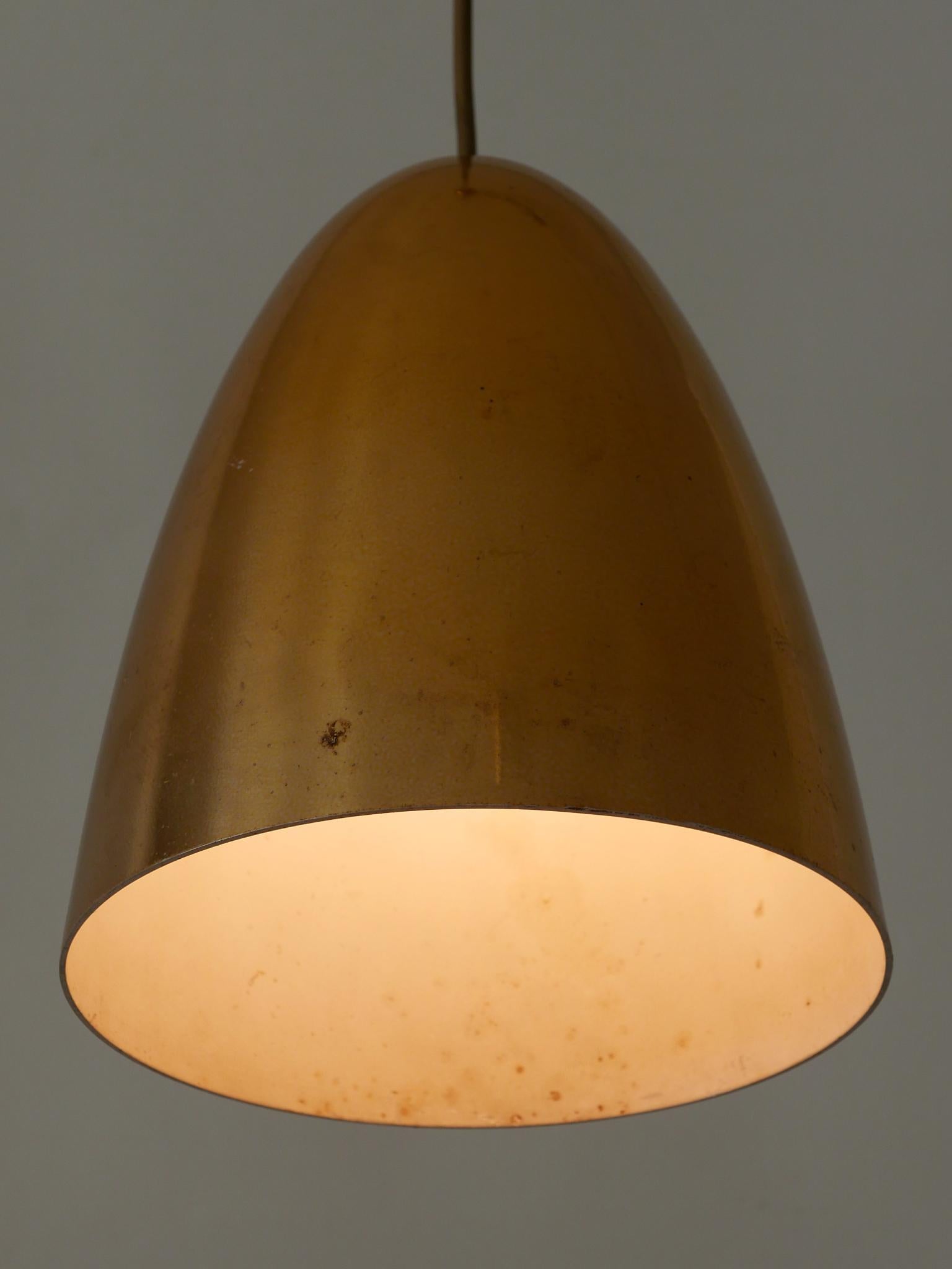 1 of 4 Elegant Mid Century Modern Pendant Lamps or Hanging Lights Germany 1950s For Sale 2