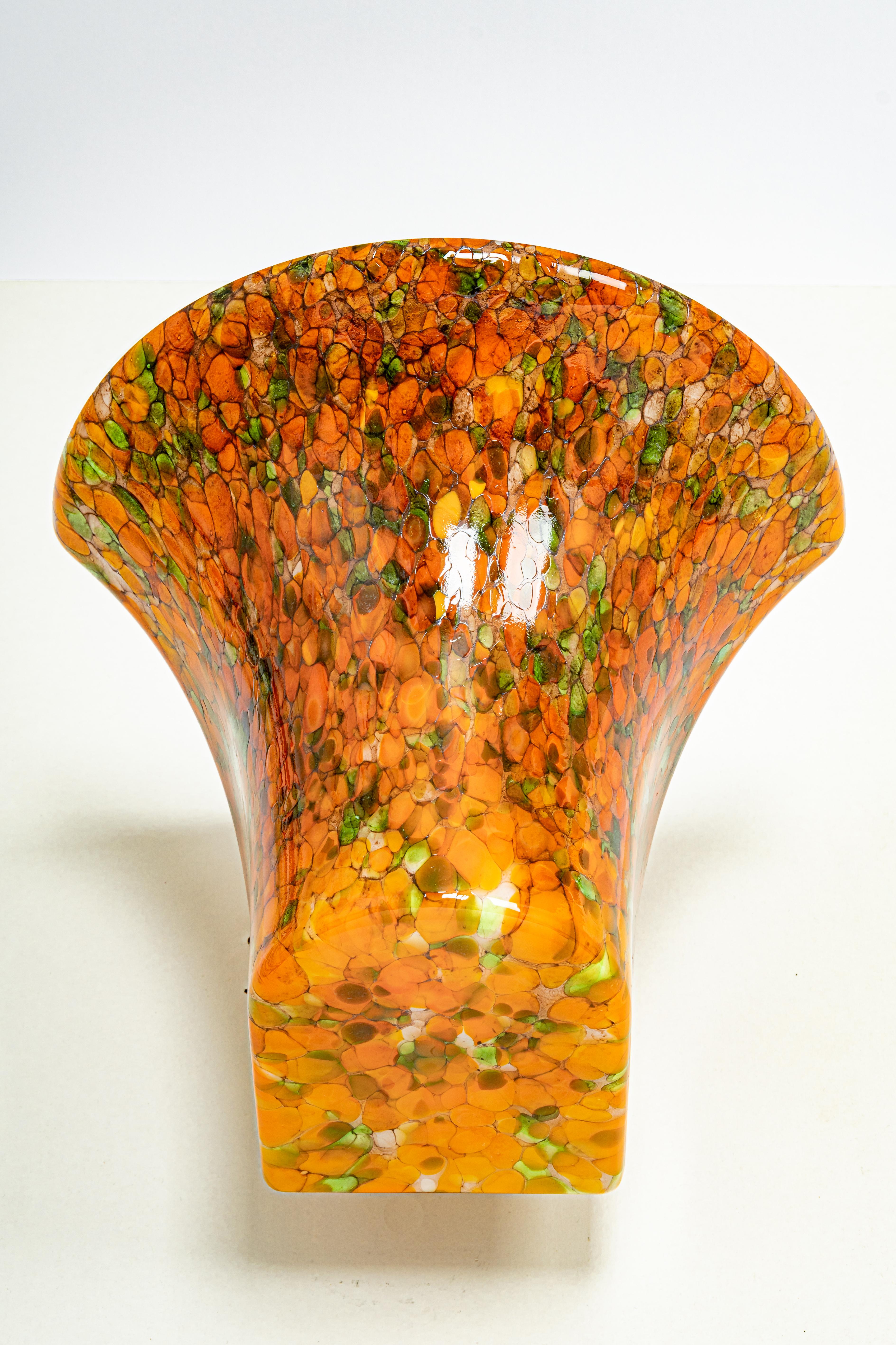 1 of 4 Exclusive Murano Glass Wall Sconce by Peill & Putzler, Germany In Good Condition For Sale In Aachen, NRW