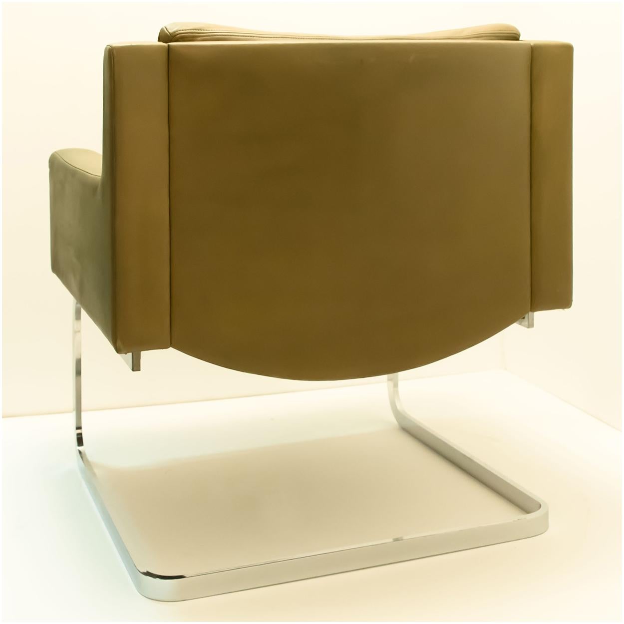 1 of 4 Executive Armchairs by Robert Haussmann for the Sede, 1965 In Good Condition In Rijssen, NL
