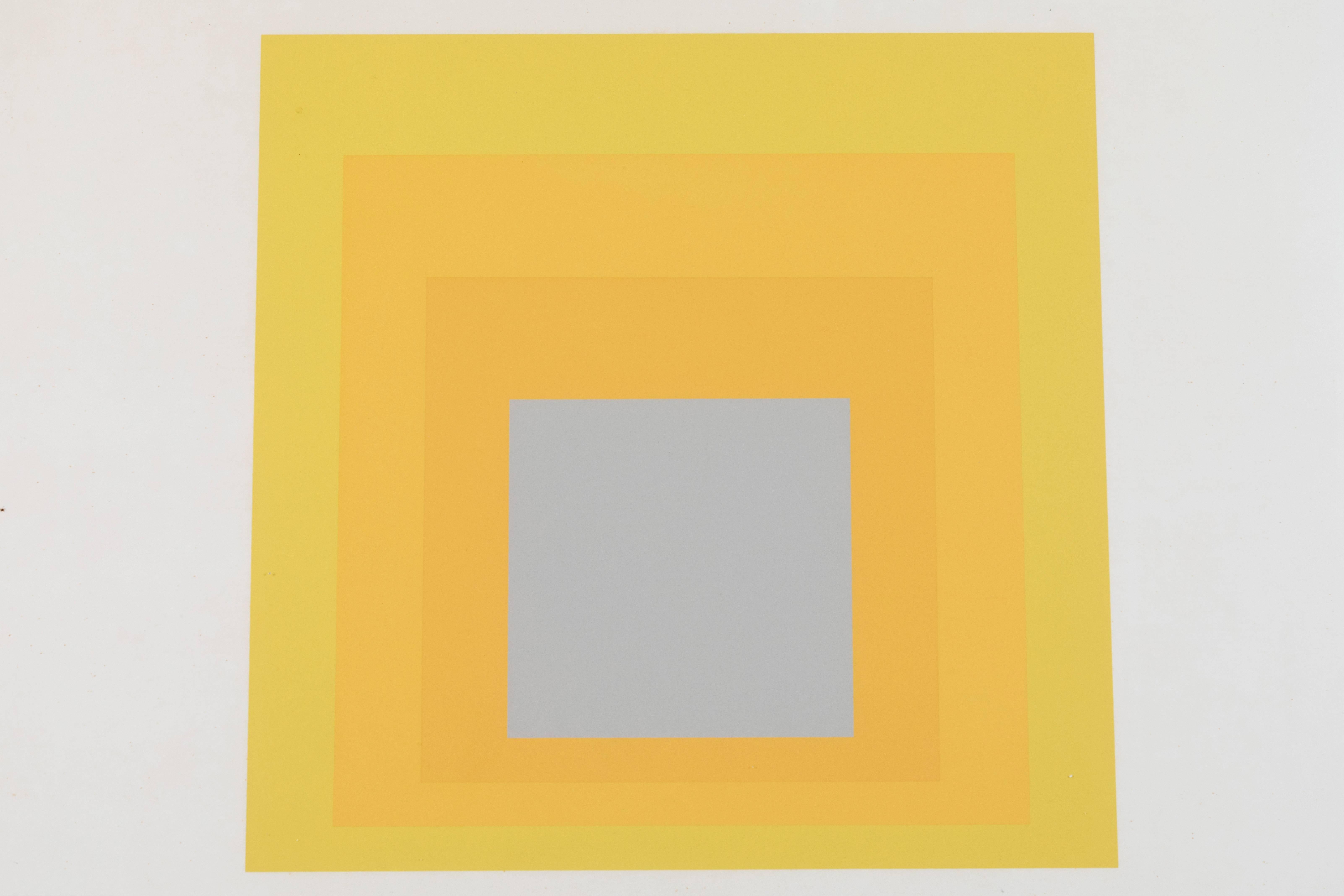 1 of 4 Folio prints from Formulation Articulation by Josef Albers.