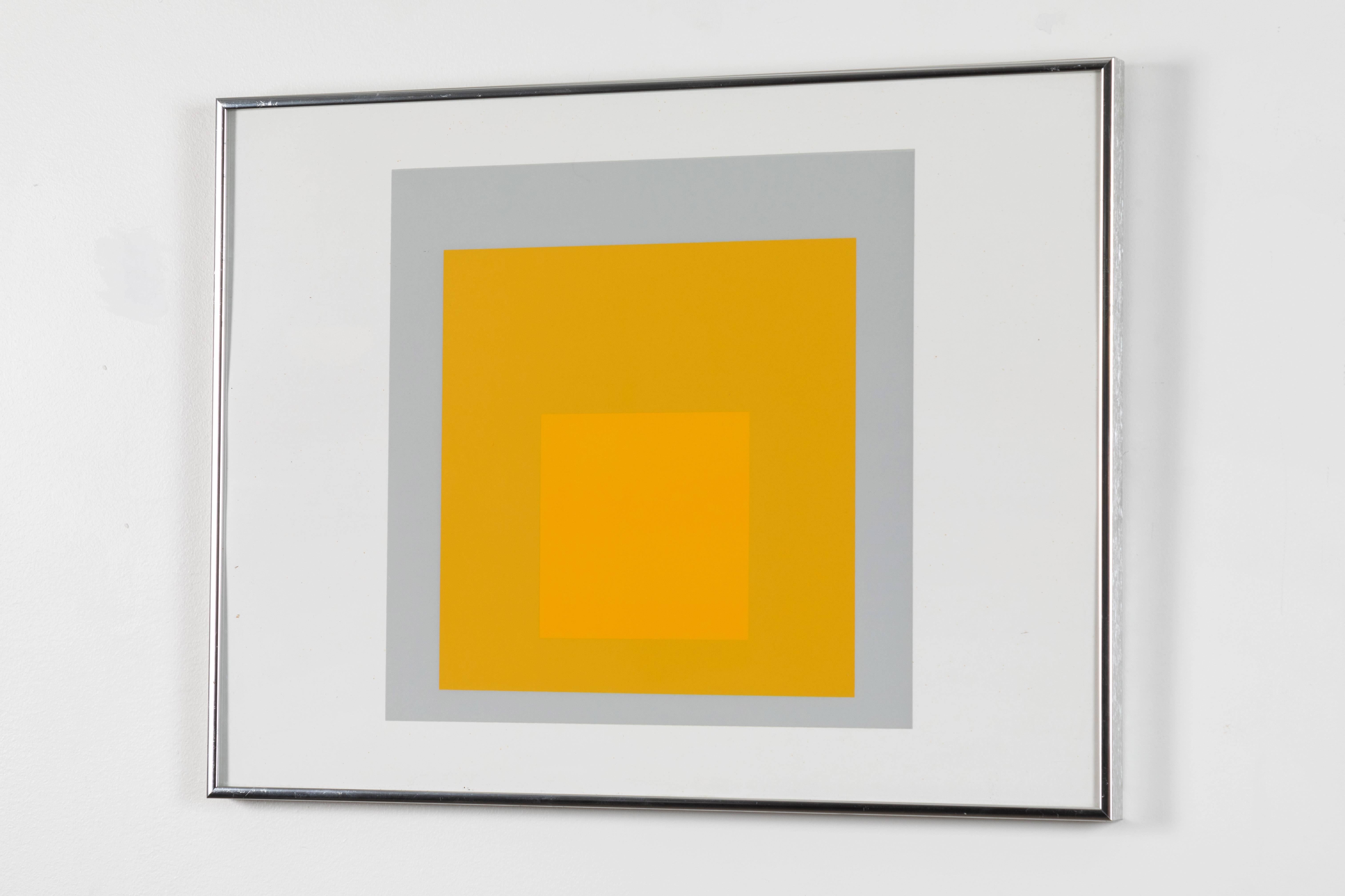 1 of 4 Folio Prints from Formulation Articulation by Josef Albers In Excellent Condition In Los Angeles, CA