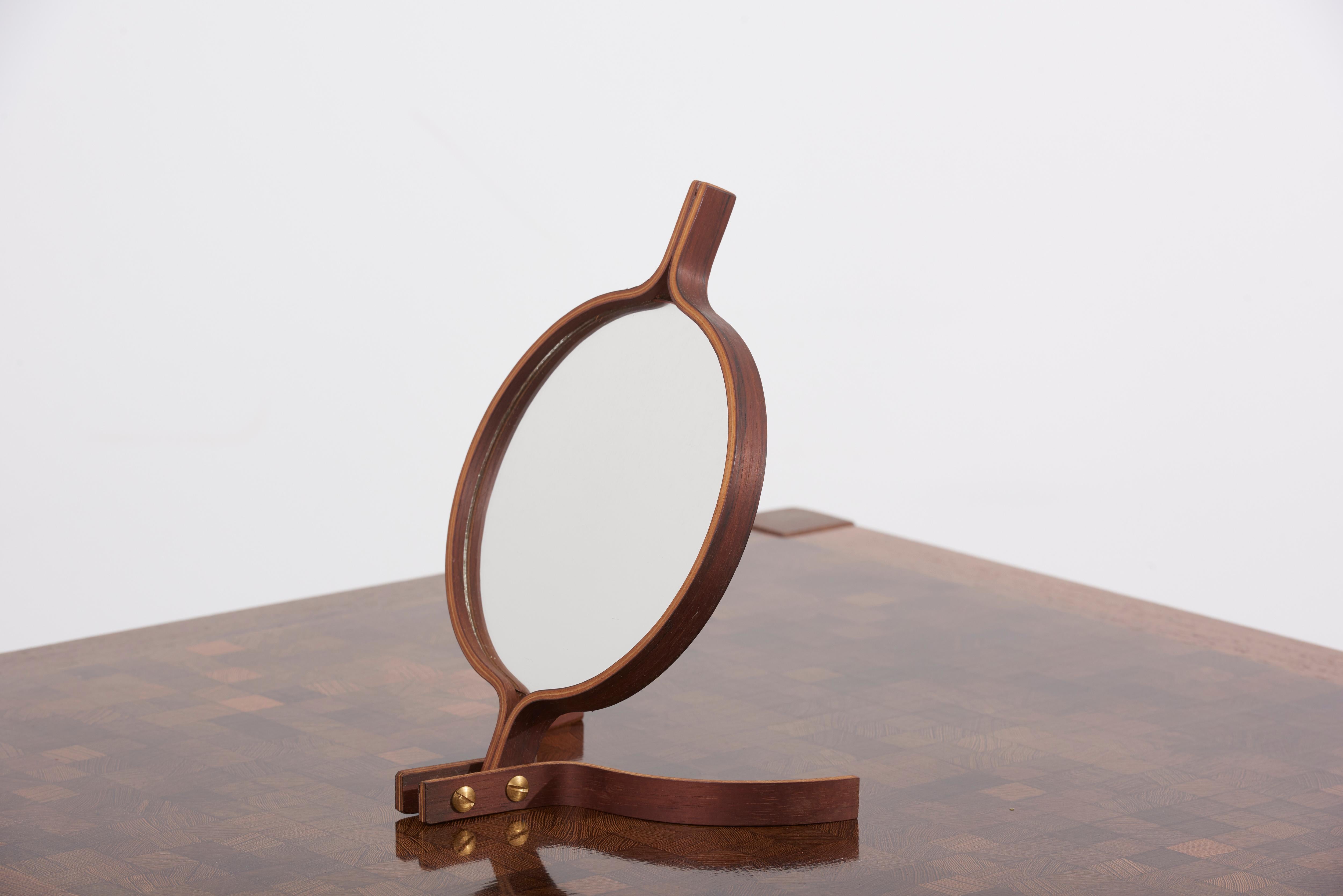 Danish 1 of 4 Hand or Table Mirror by Bech & Starup for Den Permanente Copenhagen For Sale