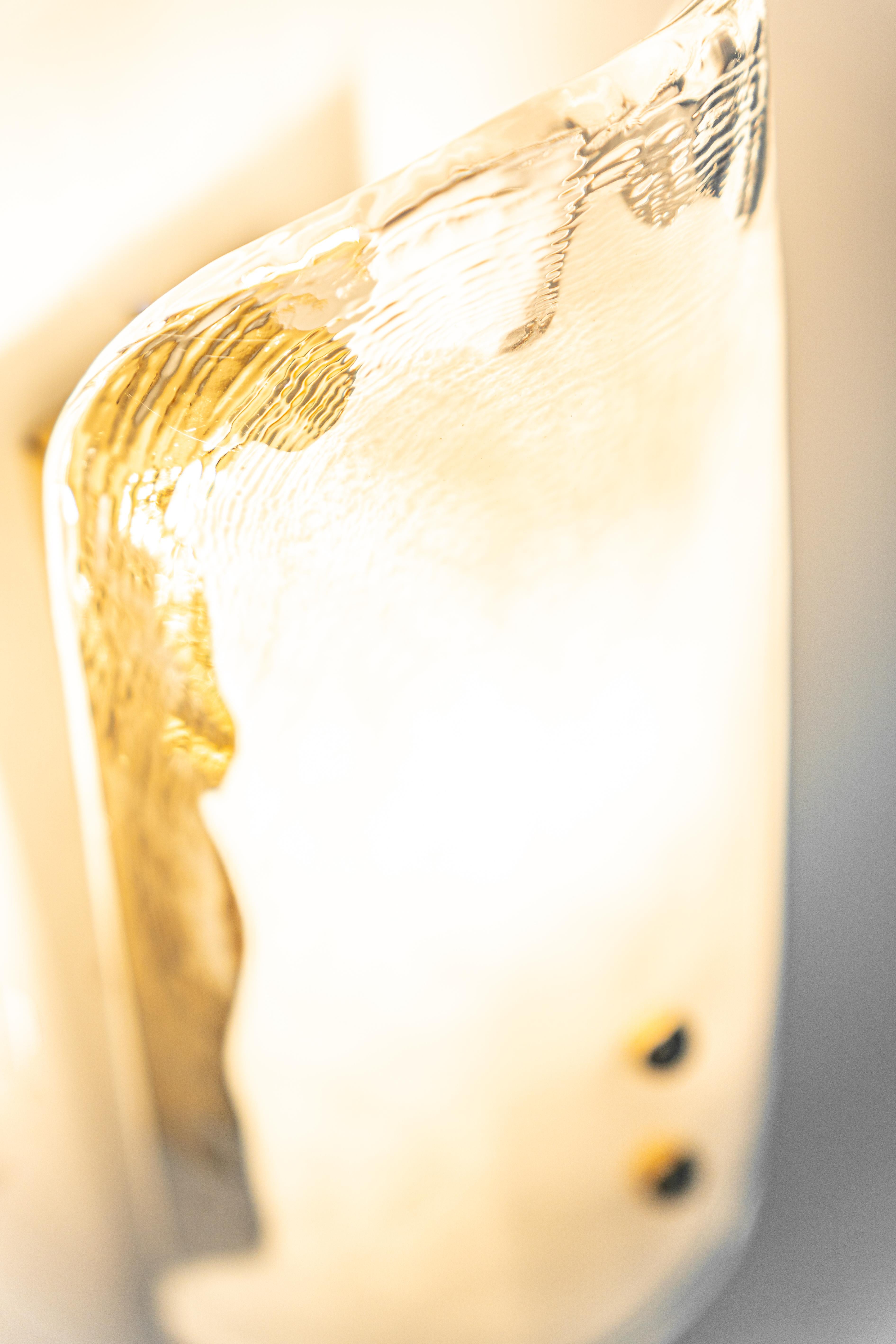 1 of 4 Kalmar Murano Glass Sconces Wall Lights, Austria, 1960s For Sale 4