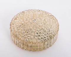 1 of 4 Large Bubble Glass Flushmounts by Limburg, Germany, 1970s